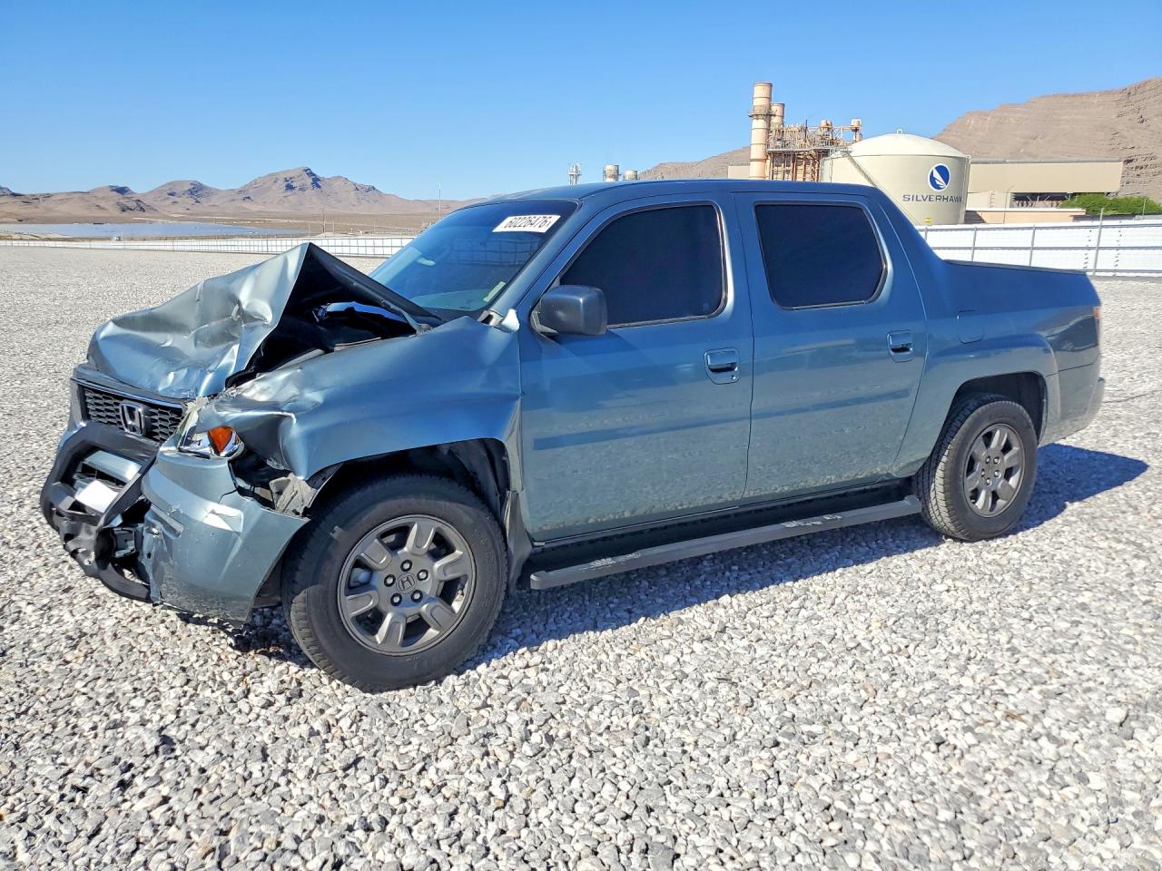 2007 Honda Ridgeline Rtx Синий vin: 2HJYK16367H506048