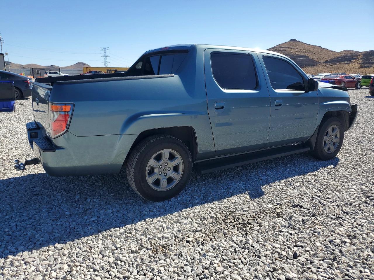 2007 Honda Ridgeline Rtx Blue vin: 2HJYK16367H506048