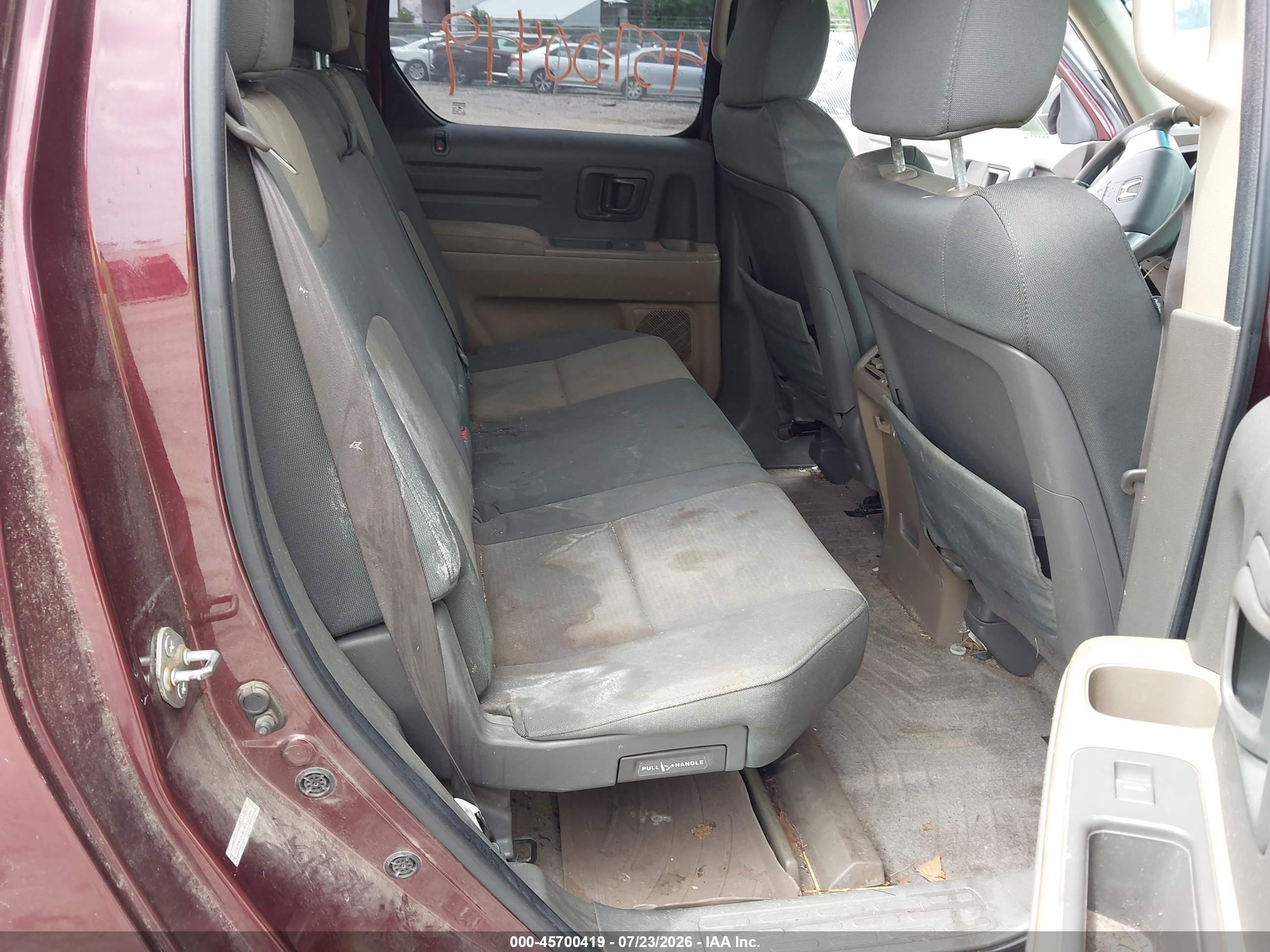 2007 Honda Ridgeline Rtx Темно-бордовый vin: 2HJYK16367H511394
