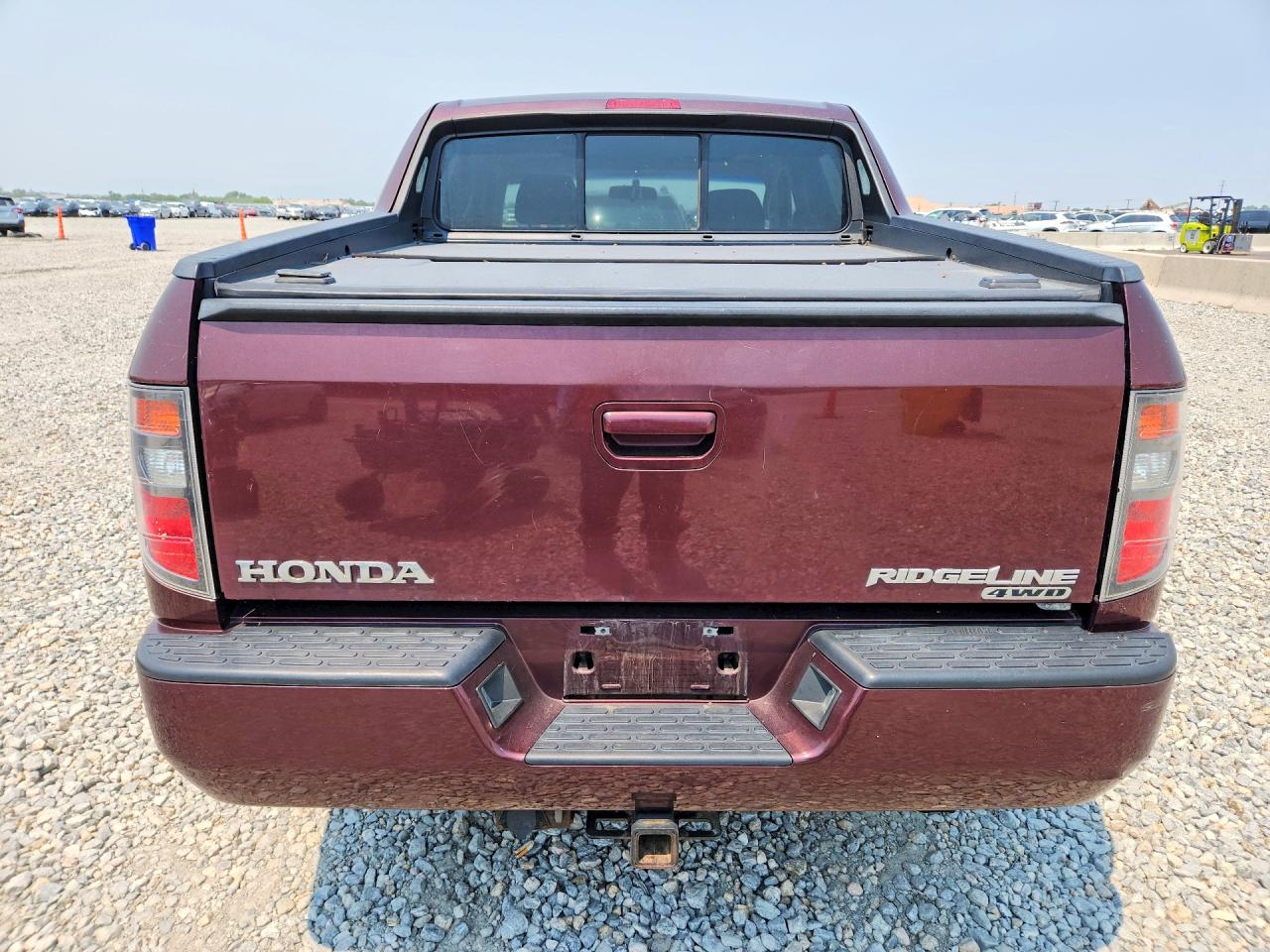 2007 Honda Ridgeline Rtx Burgundy vin: 2HJYK16367H516238