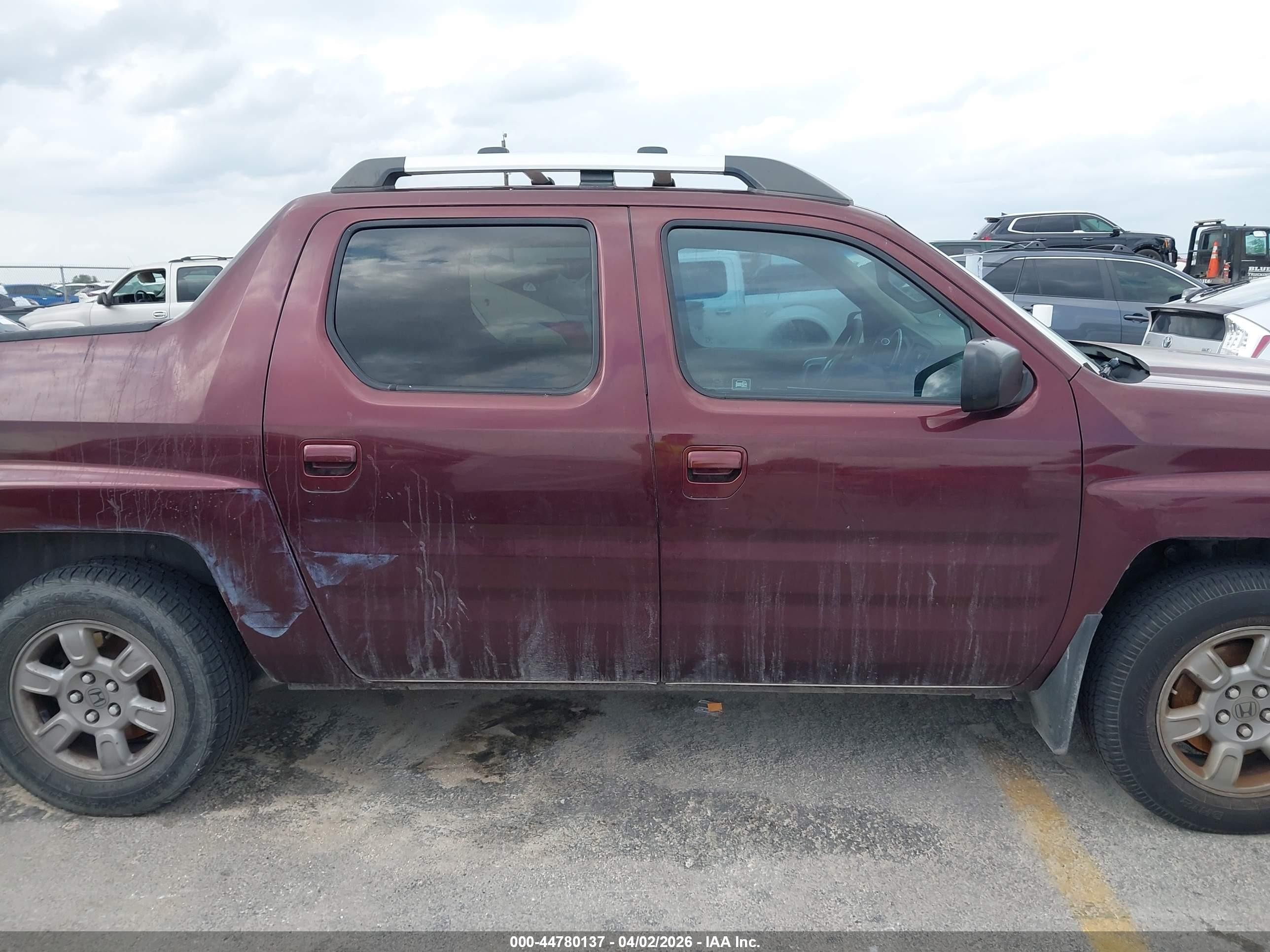 2008 Honda Ridgeline Rtx Maroon vin: 2HJYK16378H502222