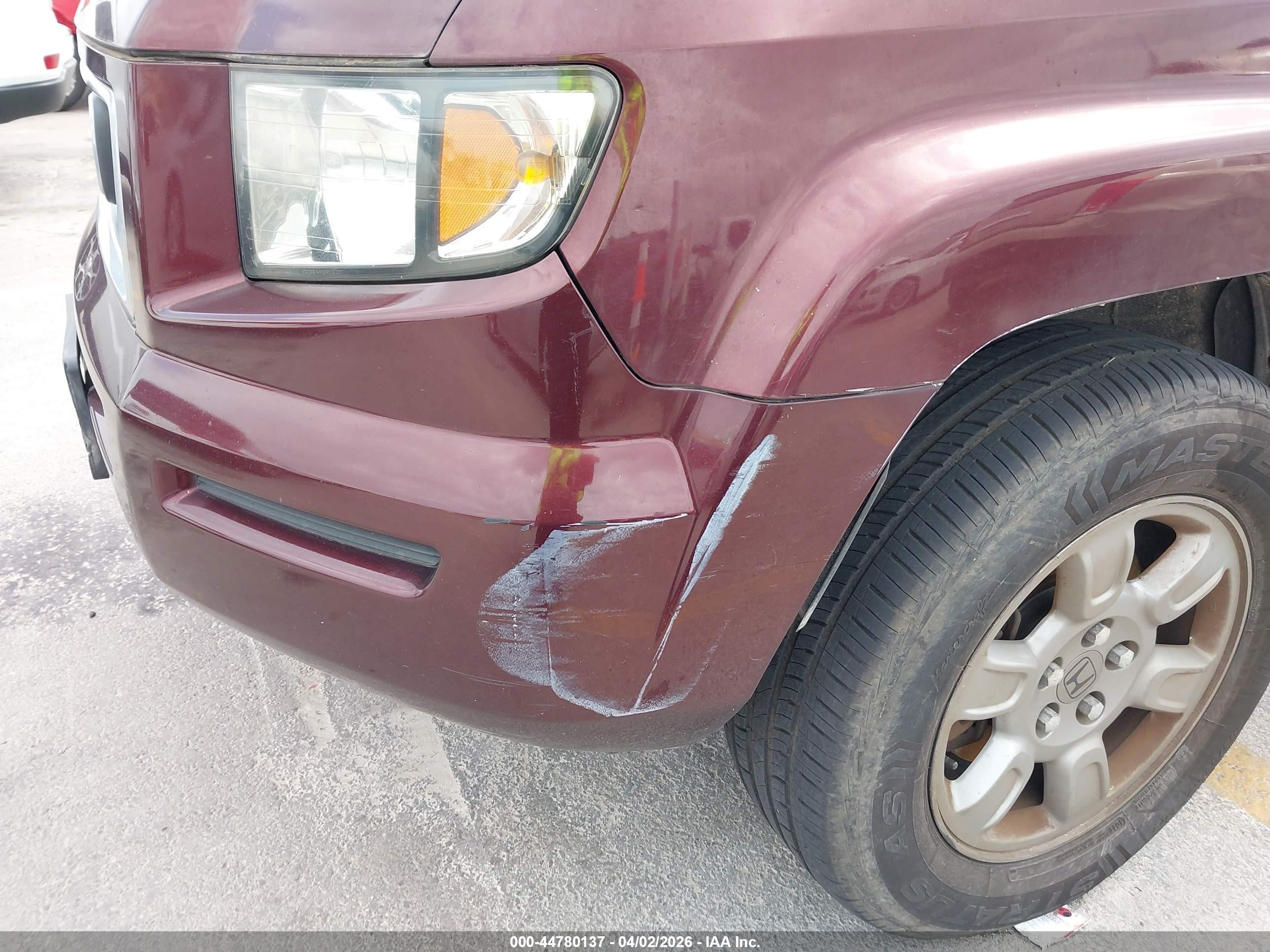 2008 Honda Ridgeline Rtx Maroon vin: 2HJYK16378H502222