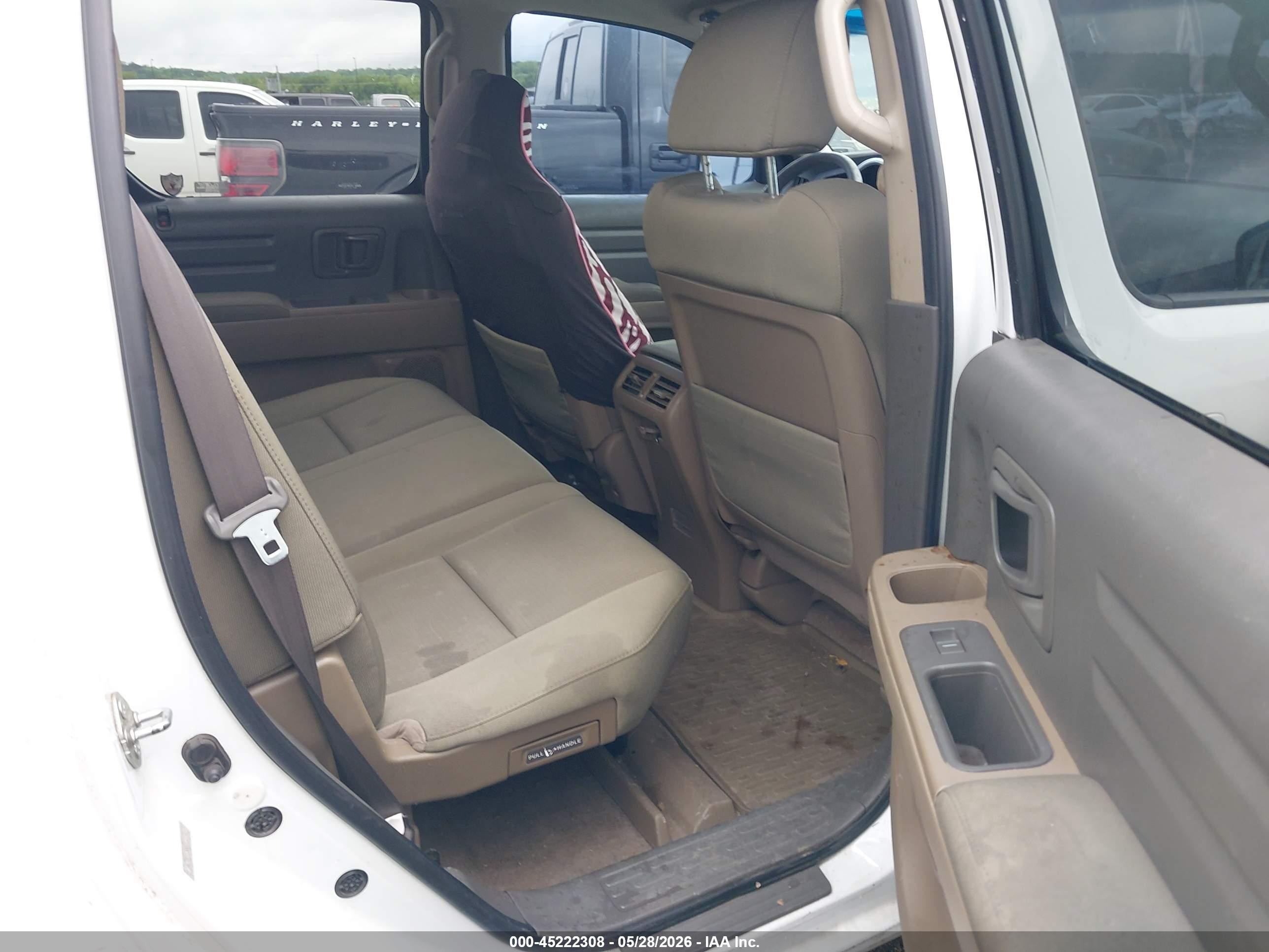 2008 Honda Ridgeline Rtx White vin: 2HJYK16388H532183