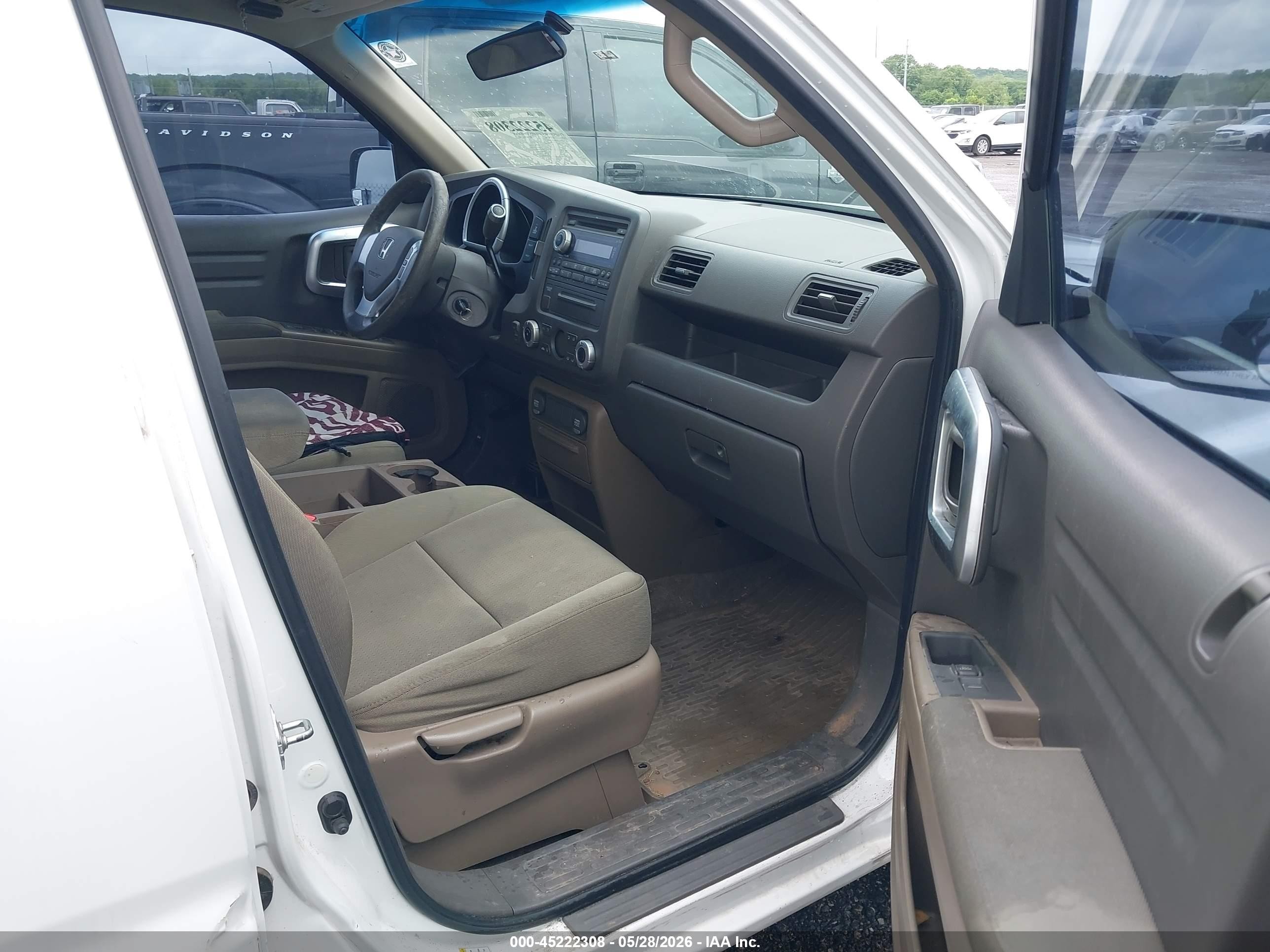 2008 Honda Ridgeline Rtx White vin: 2HJYK16388H532183