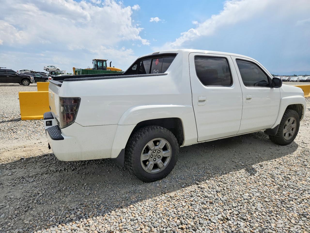 2007 Honda Ridgeline Rtx White vin: 2HJYK16397H509235