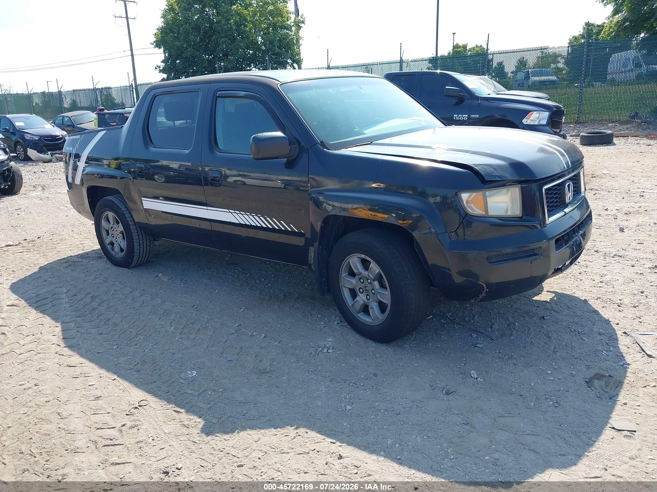 2008 Honda Ridgeline Rtx Черный vin: 2HJYK16398H520463