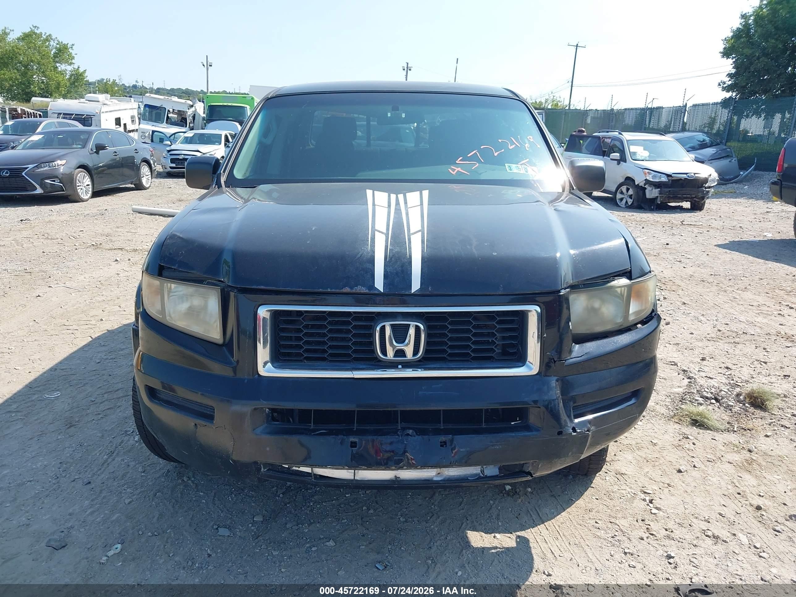 2008 Honda Ridgeline Rtx Black vin: 2HJYK16398H520463