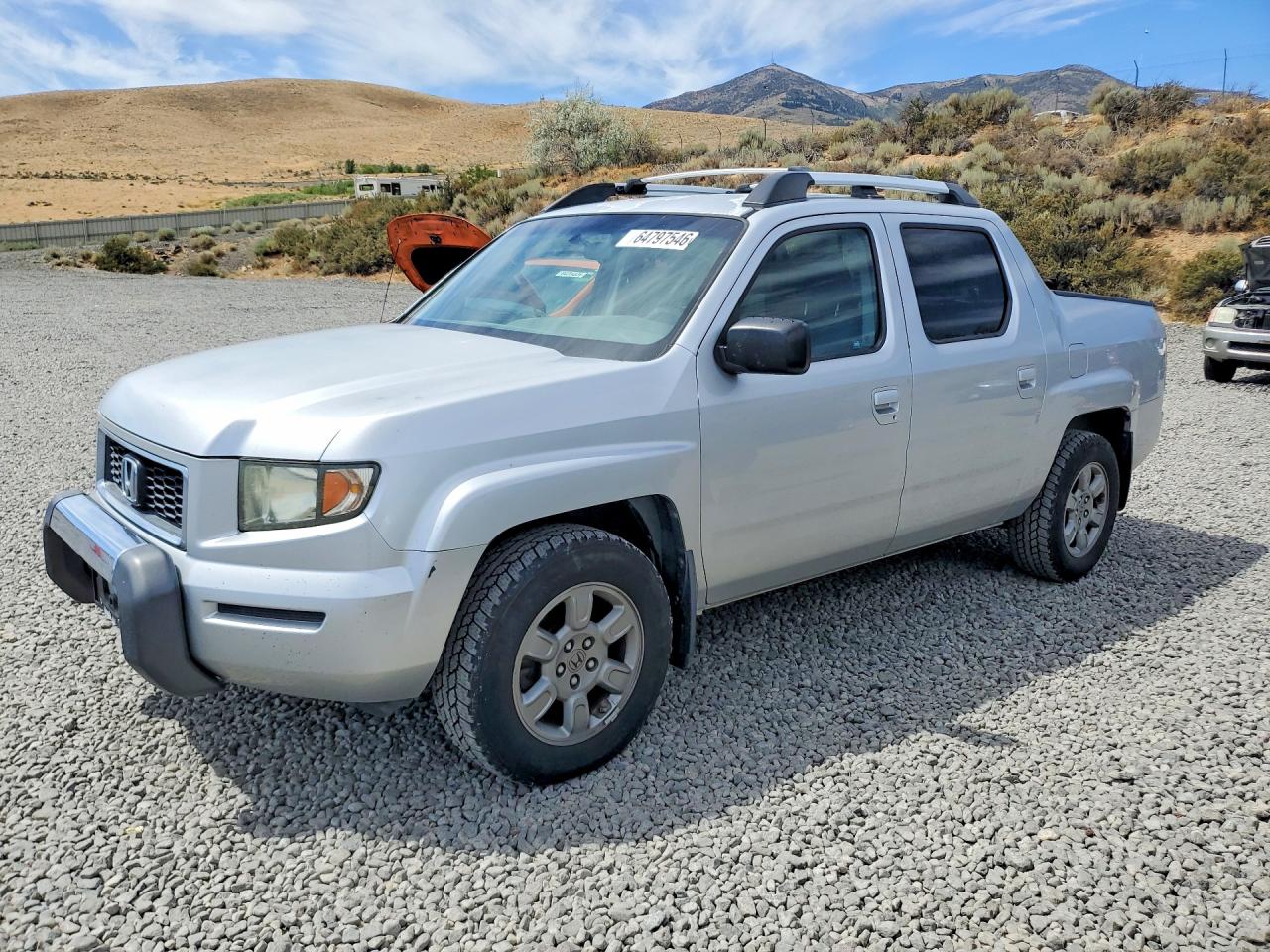 2008 Honda Ridgeline Rtx Silver vin: 2HJYK163X8H503252