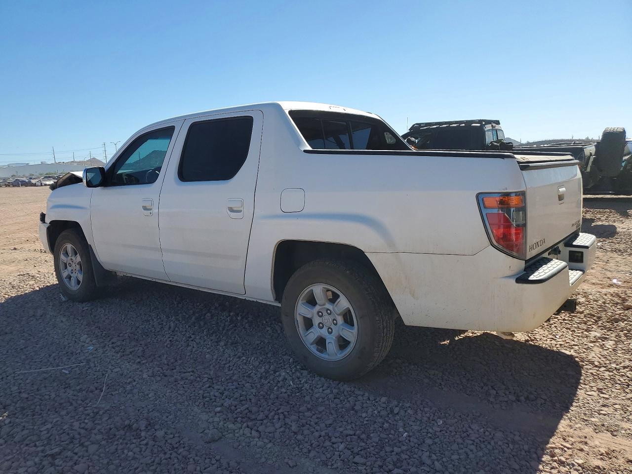 2006 Honda Ridgeline Rts White vin: 2HJYK16406H515626