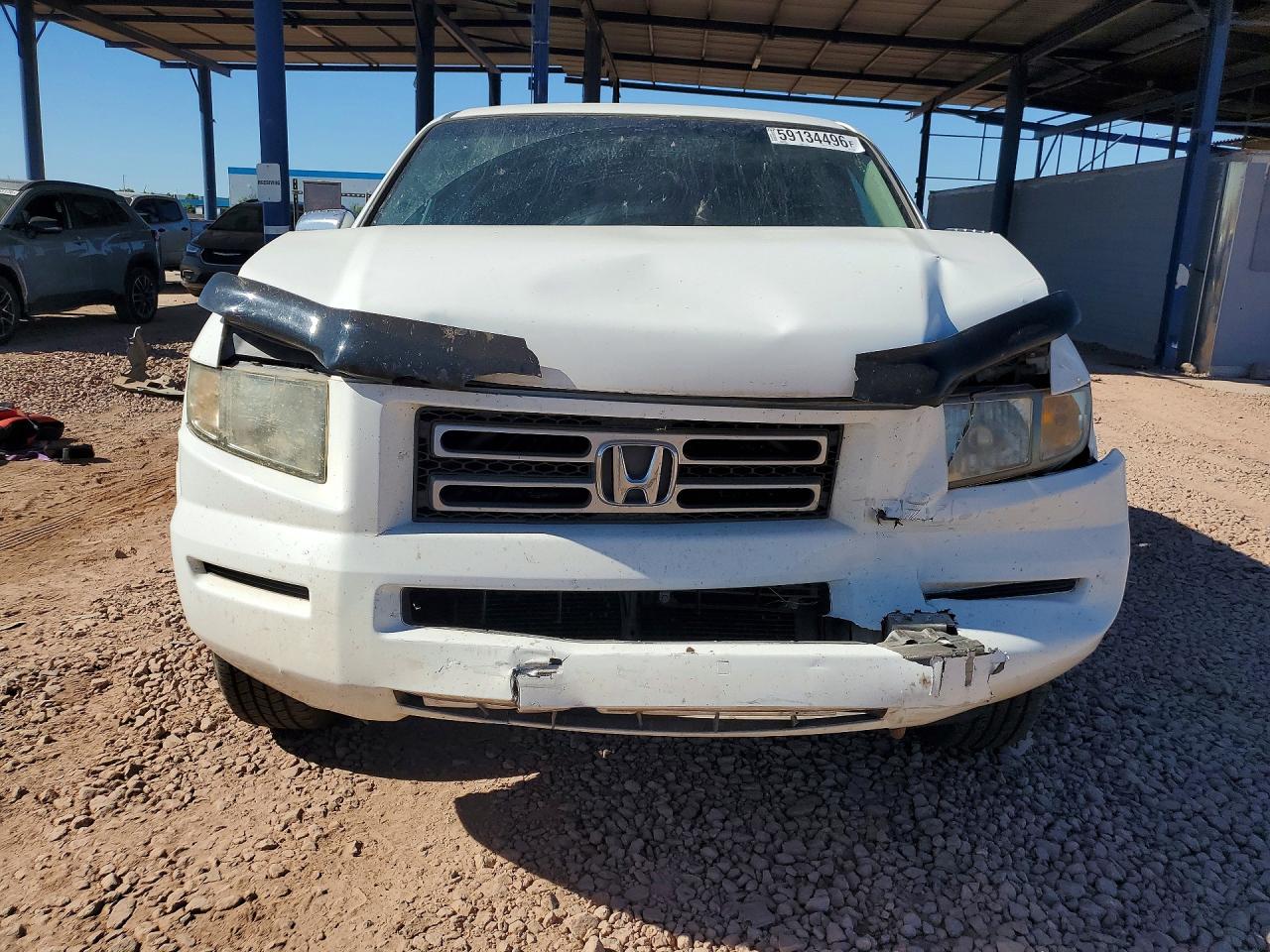 2006 Honda Ridgeline Rts White vin: 2HJYK16406H515626