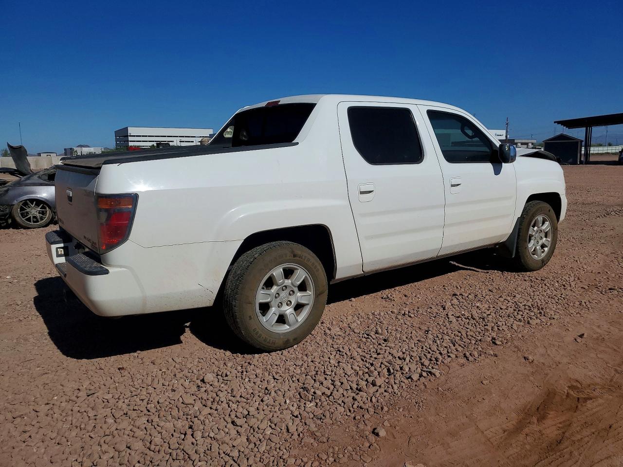 2006 Honda Ridgeline Rts White vin: 2HJYK16406H515626