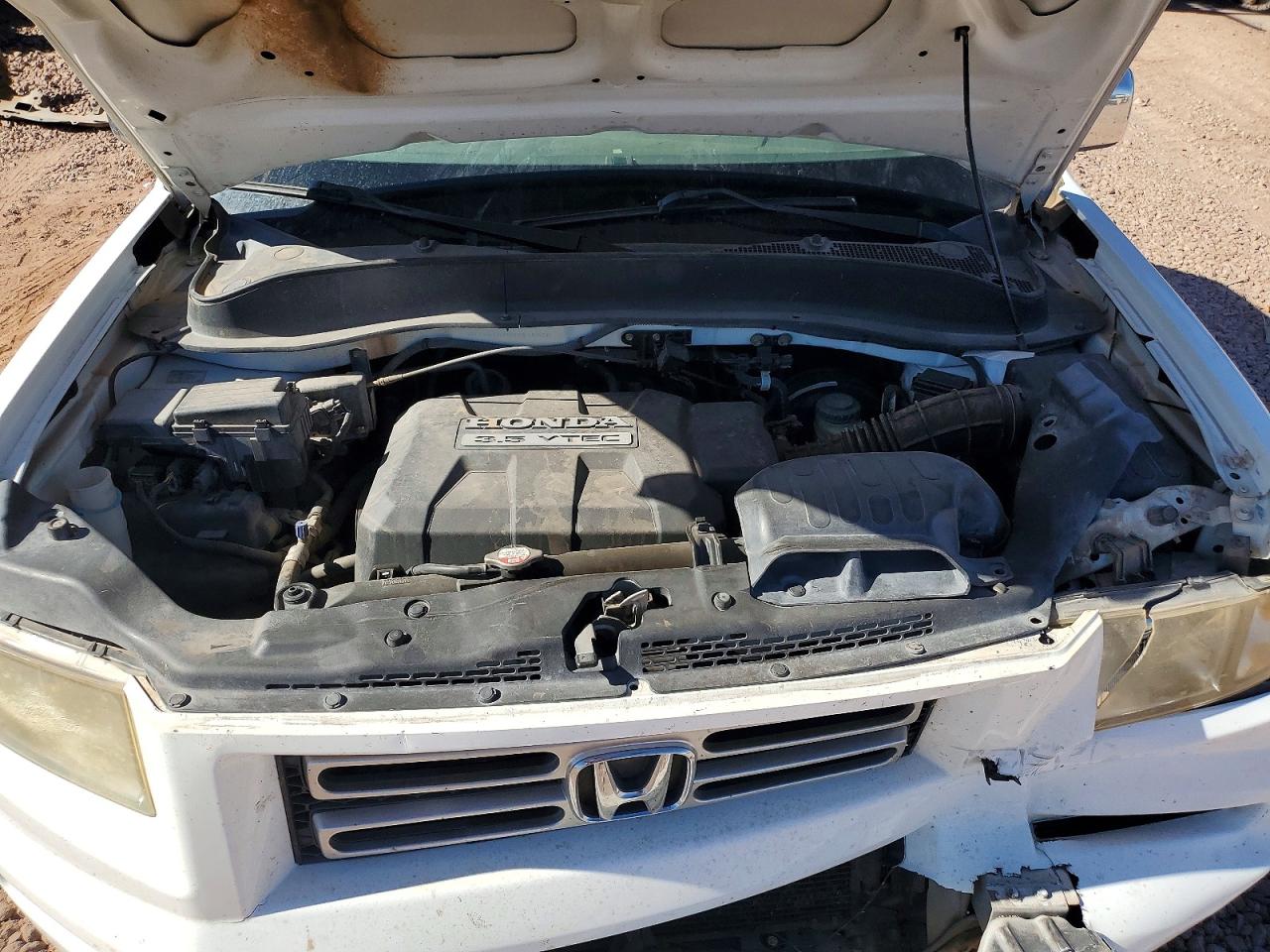 2006 Honda Ridgeline Rts White vin: 2HJYK16406H515626