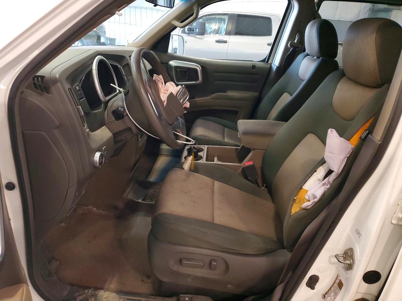 2007 Honda Ridgeline Rts White vin: 2HJYK16407H540401