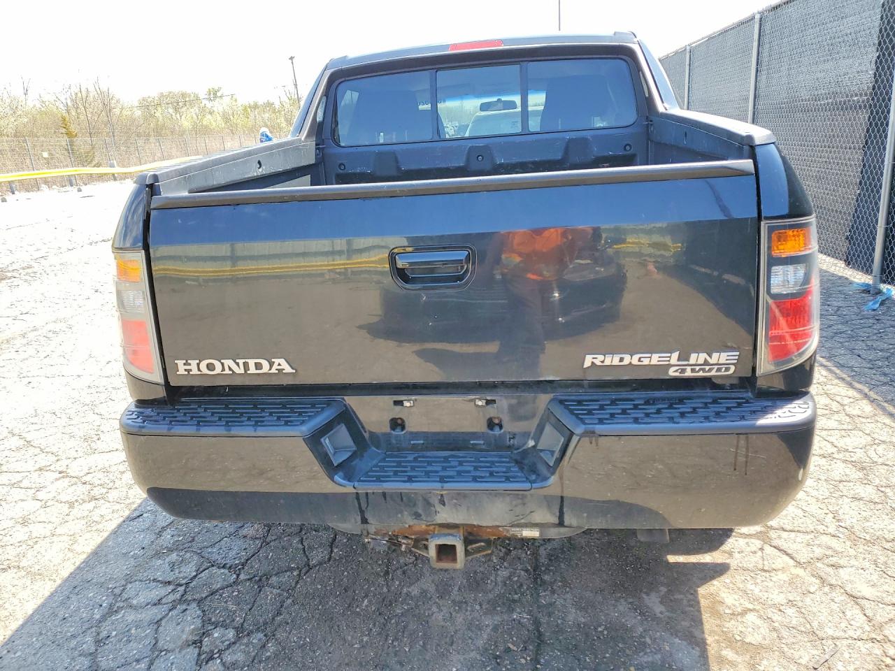 2008 Honda Ridgeline Rts Black vin: 2HJYK16408H528797