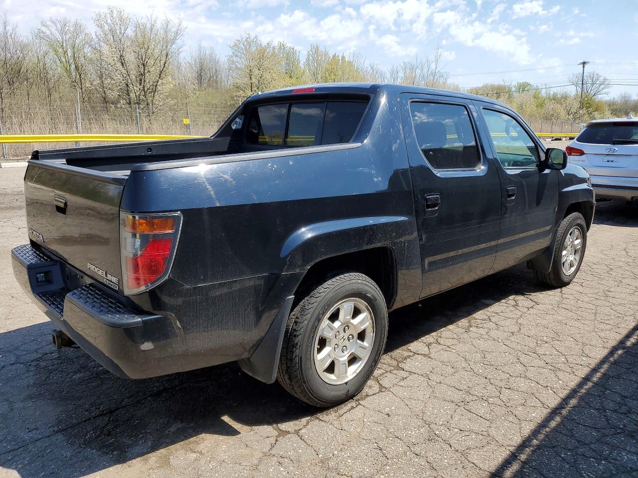 2008 Honda Ridgeline Rts Black vin: 2HJYK16408H528797