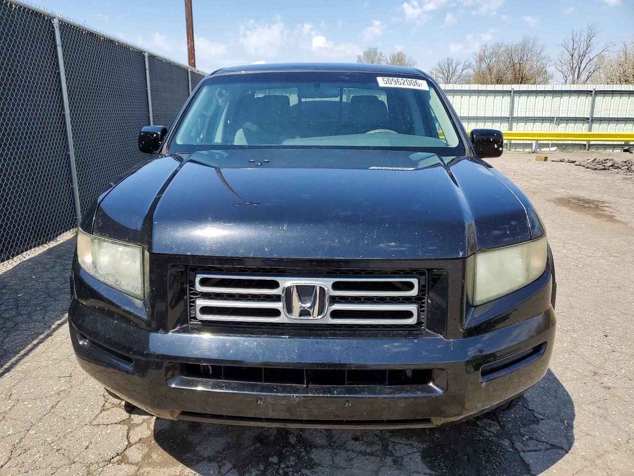 2008 Honda Ridgeline Rts Black vin: 2HJYK16408H528797