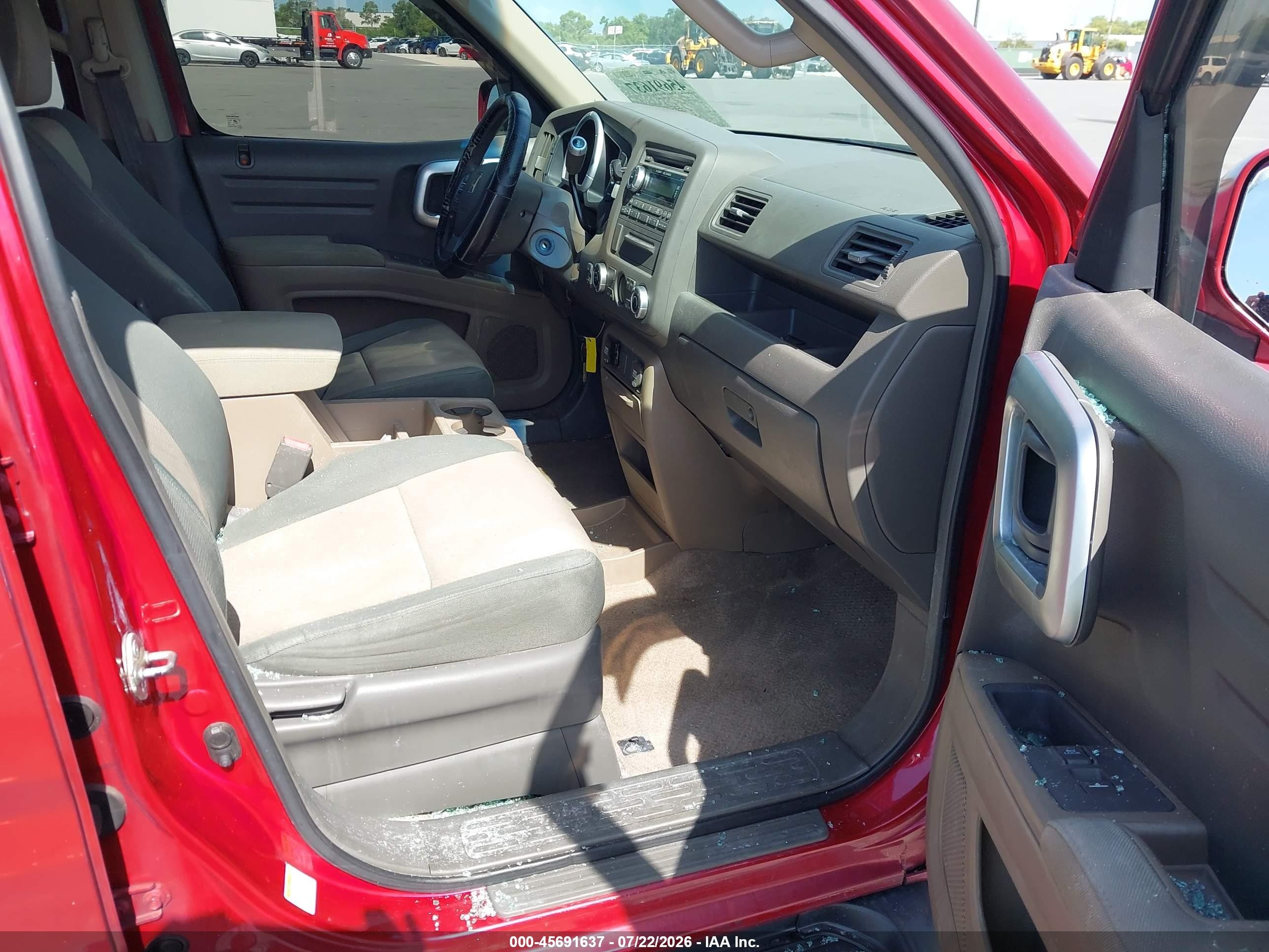 2006 Honda Ridgeline Rts Красный vin: 2HJYK16416H555178