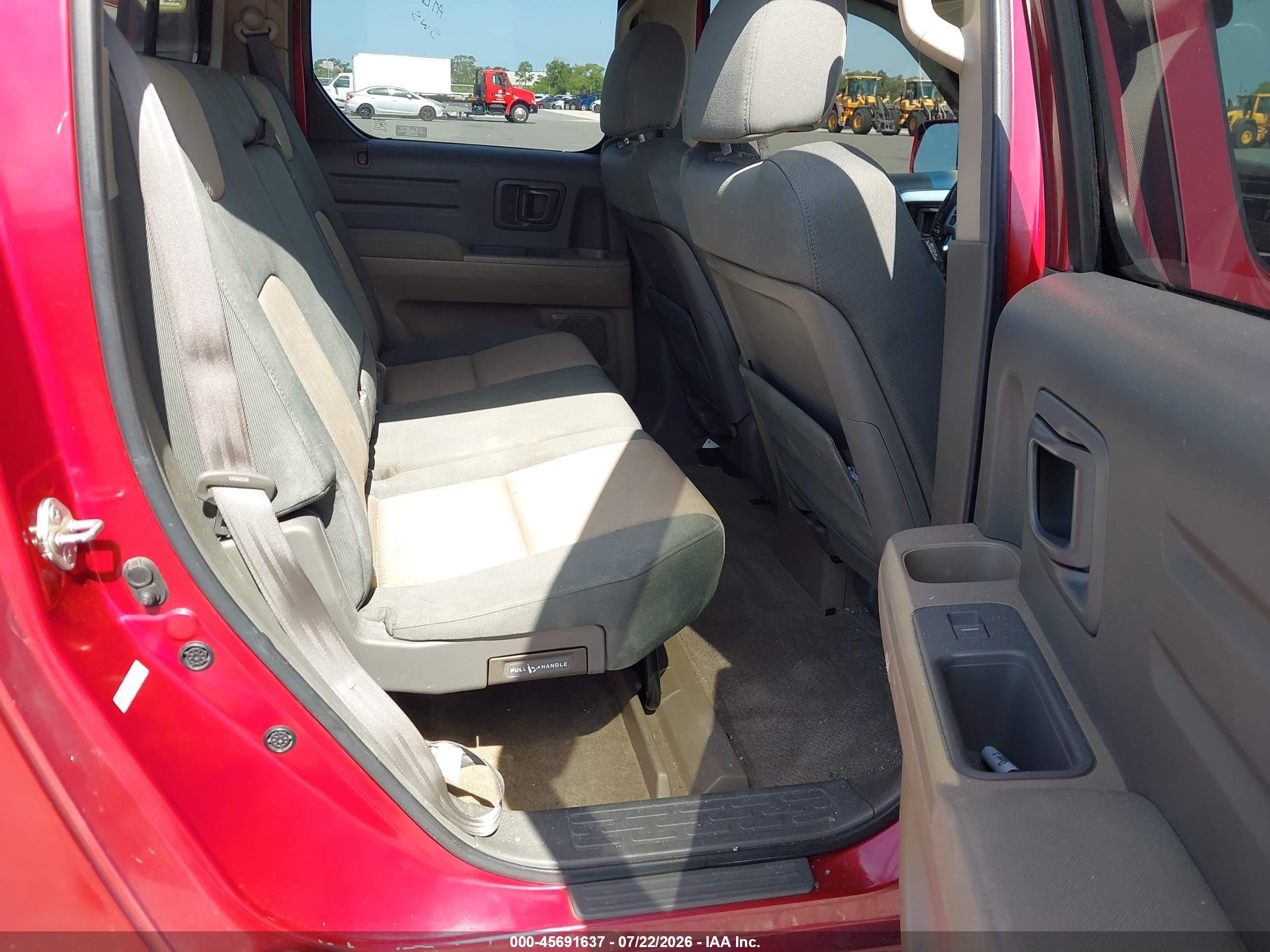 2006 Honda Ridgeline Rts Красный vin: 2HJYK16416H555178