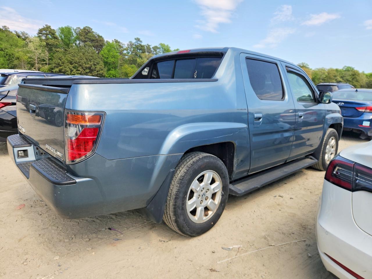 2007 Honda Ridgeline Rts Teal vin: 2HJYK16417H516088