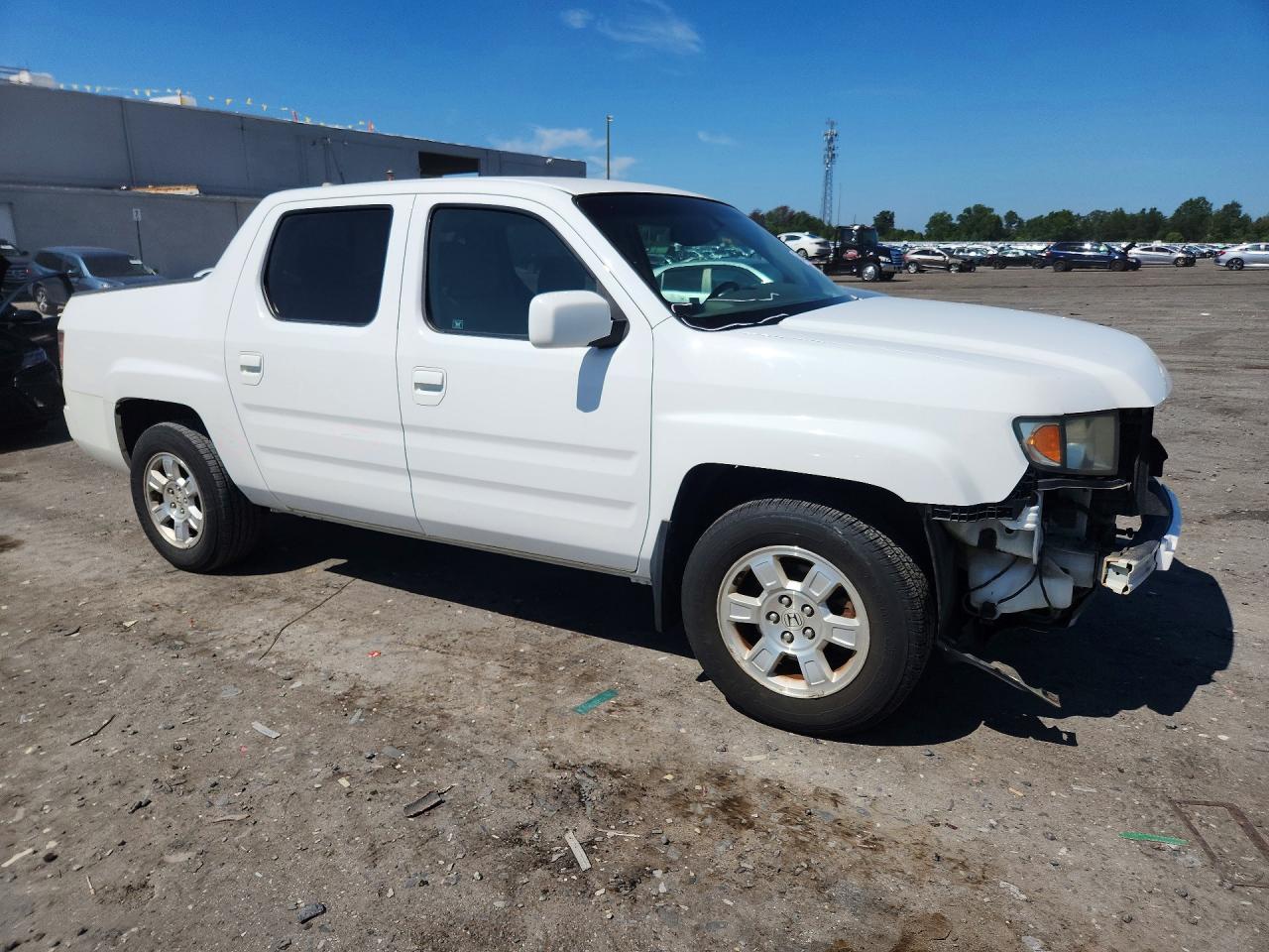 2008 Honda Ridgeline Rts Белый vin: 2HJYK16418H535824