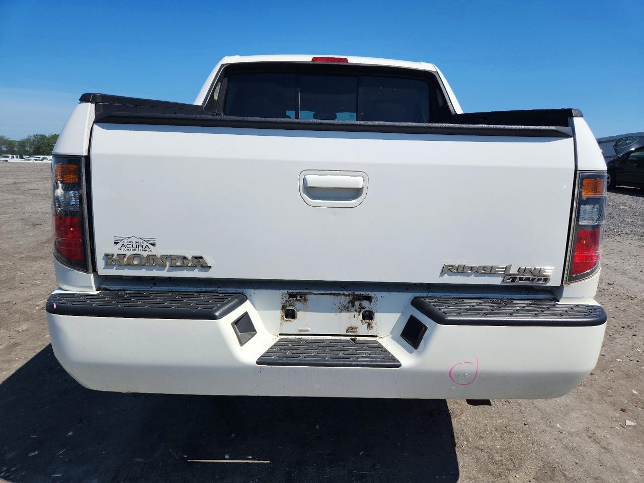 2008 Honda Ridgeline Rts Белый vin: 2HJYK16418H535824
