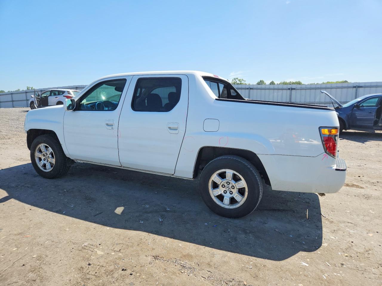 2008 Honda Ridgeline Rts Белый vin: 2HJYK16418H535824