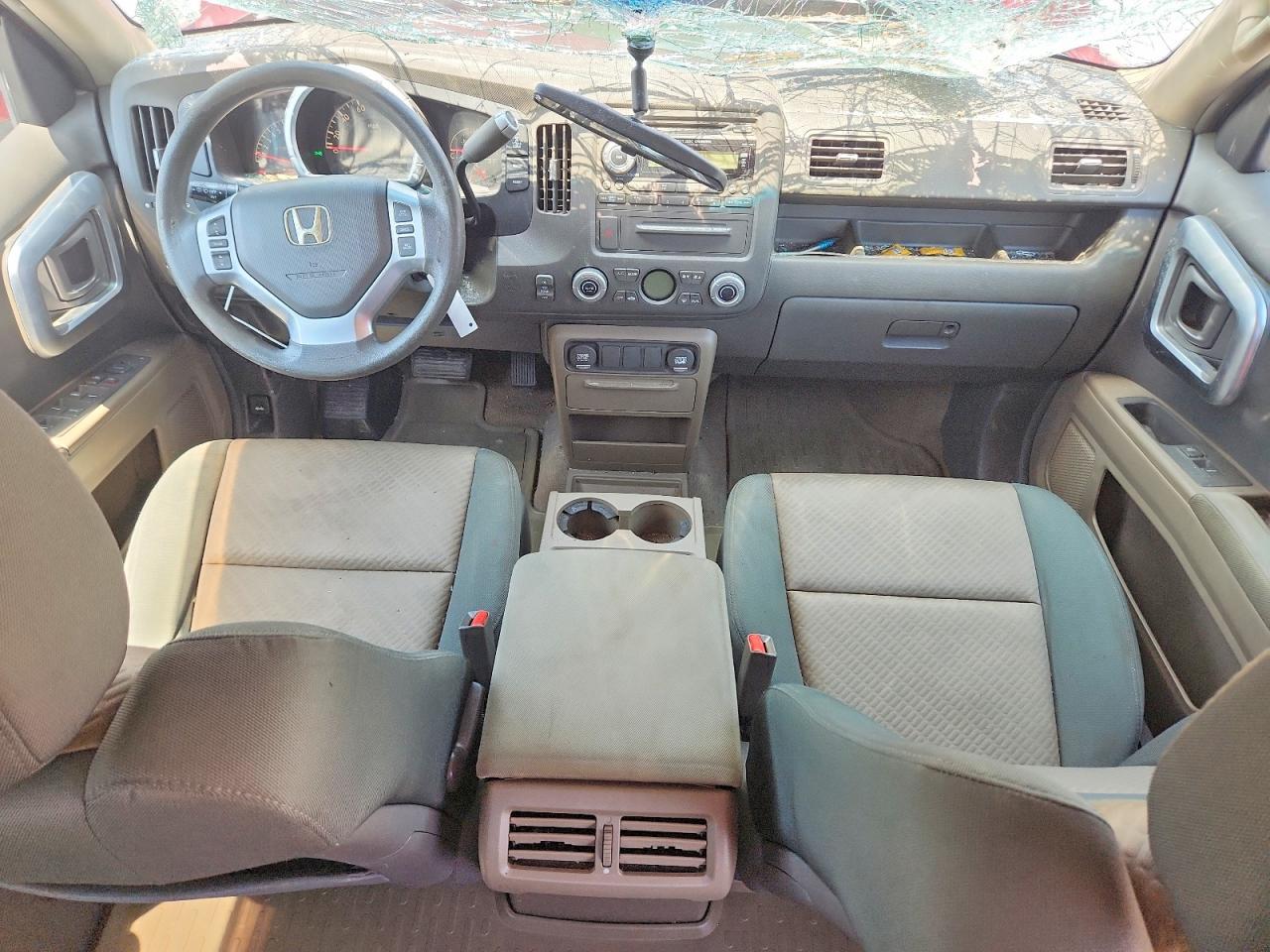 2006 Honda Ridgeline Rts Red vin: 2HJYK16426H544237