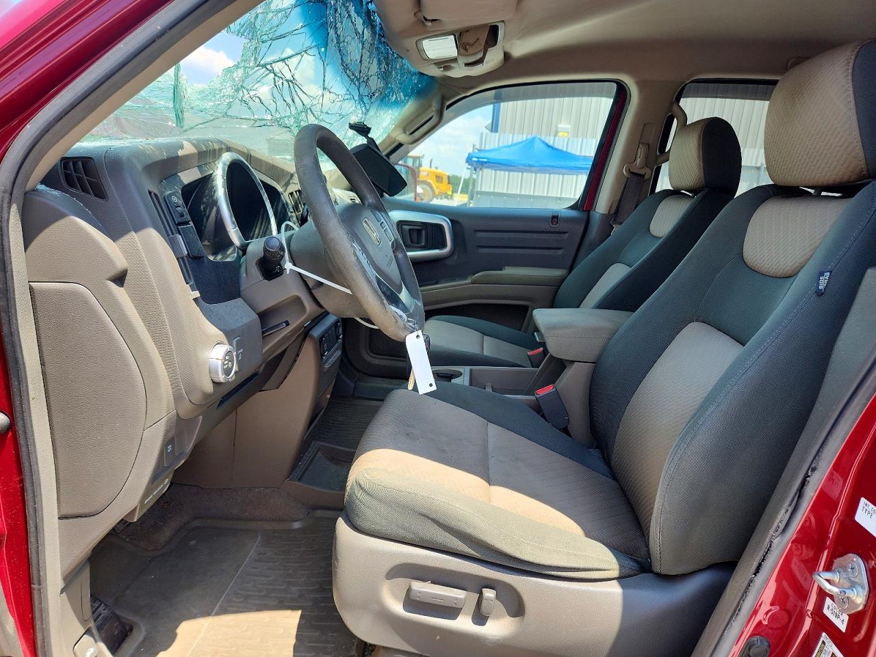 2006 Honda Ridgeline Rts Red vin: 2HJYK16426H544237