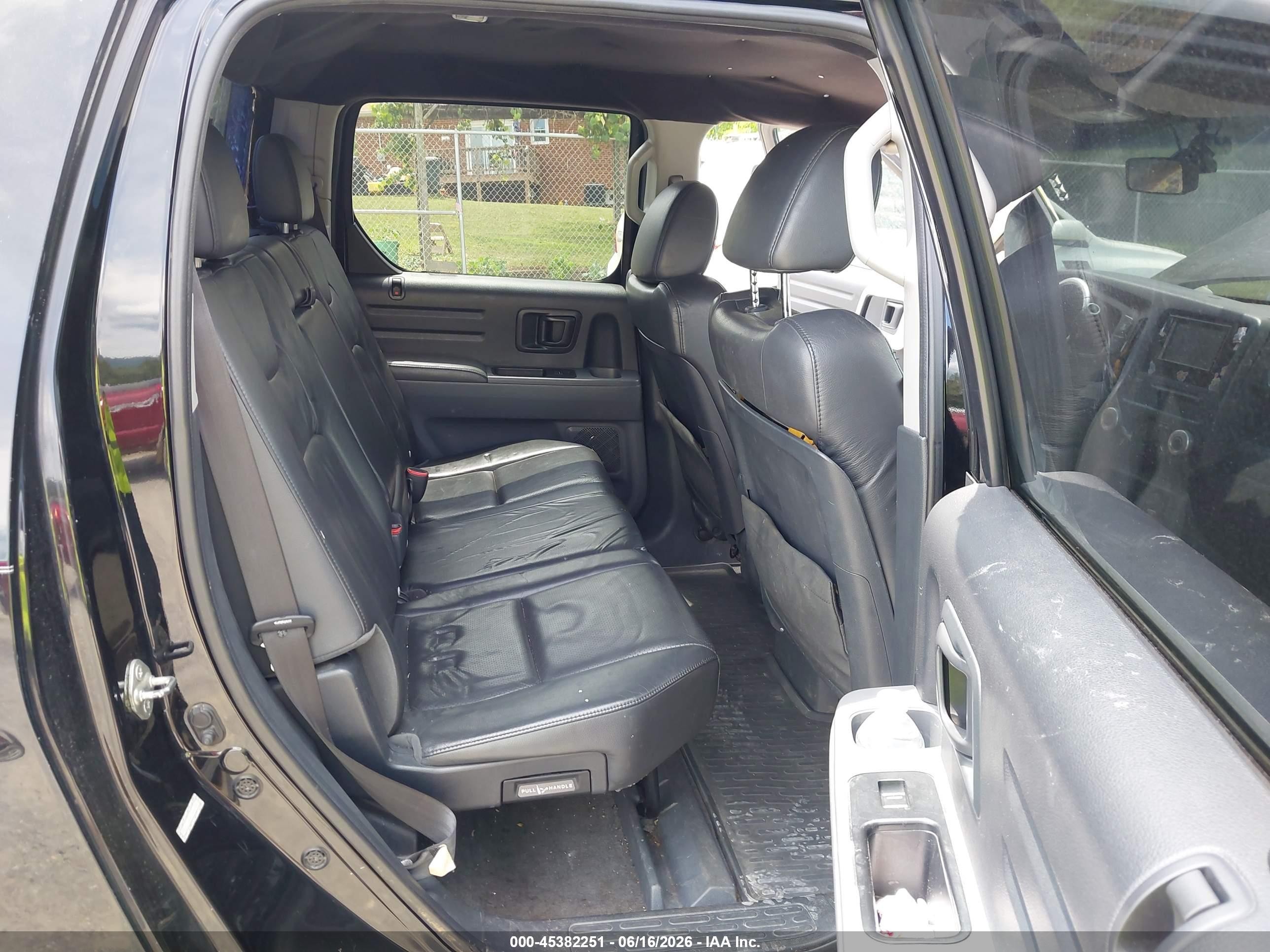 2007 Honda Ridgeline Rts Черный vin: 2HJYK16427H528525