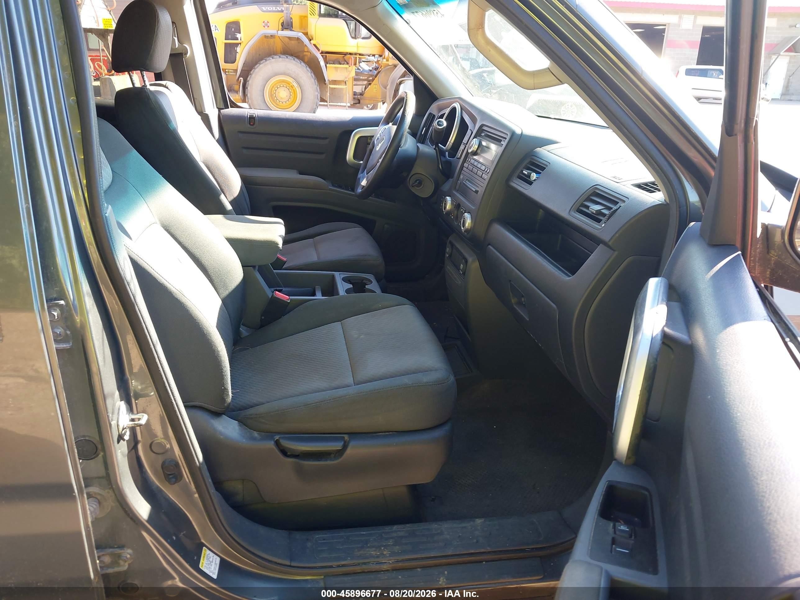 2007 Honda Ridgeline Rts Gray vin: 2HJYK16427H552677