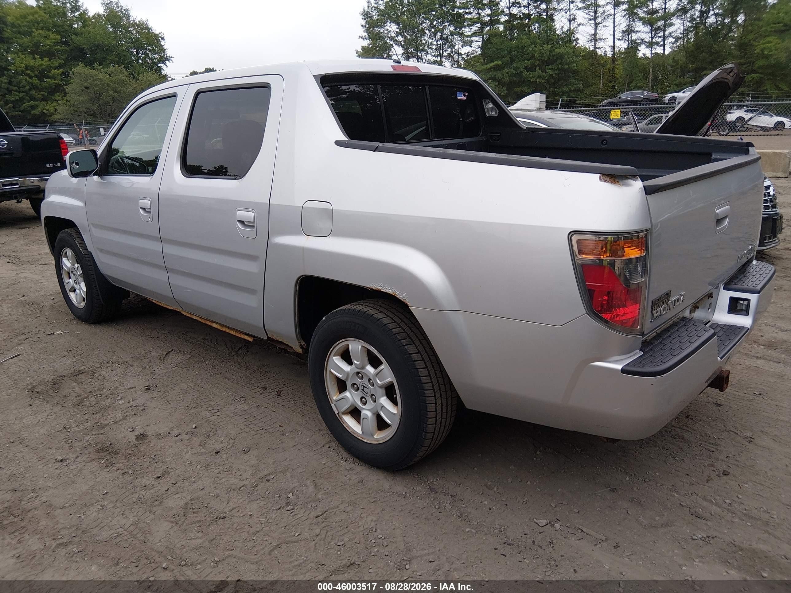 2007 Honda Ridgeline Rts Серебряный vin: 2HJYK16437H515203