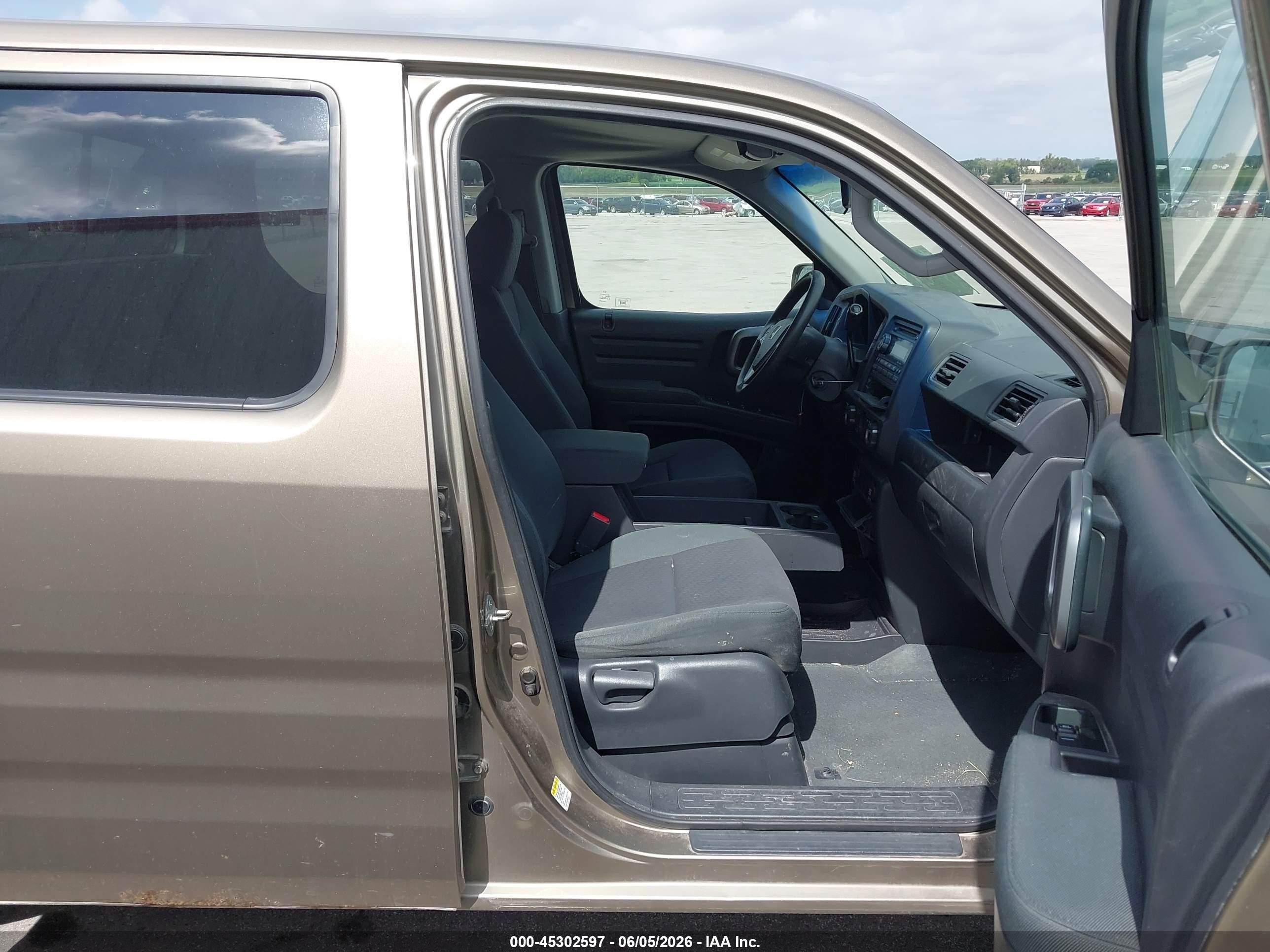 2009 Honda Ridgeline Rts Brown vin: 2HJYK16439H500249