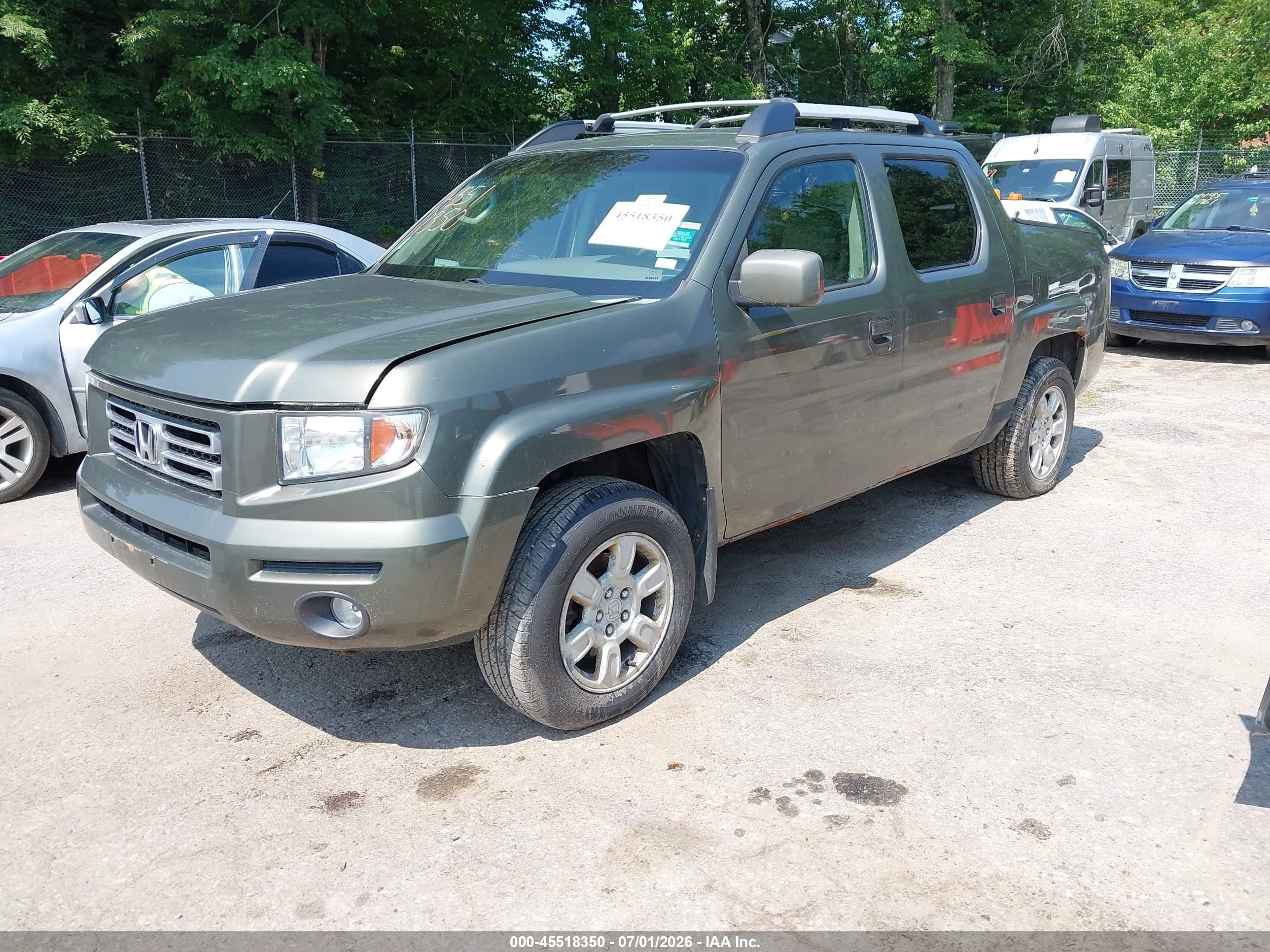 2006 Honda Ridgeline Rts Gray vin: 2HJYK16446H506296