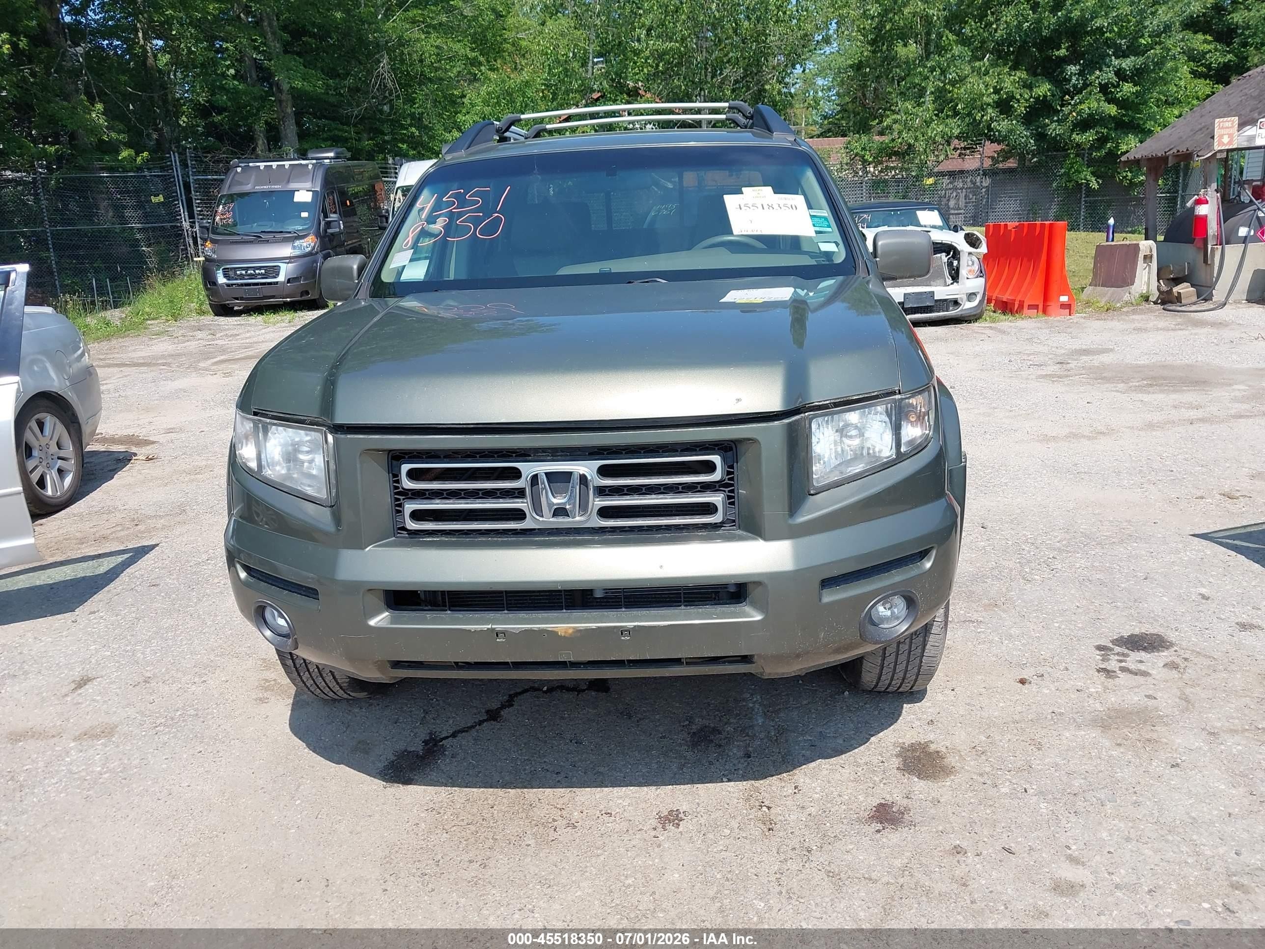 2006 Honda Ridgeline Rts Gray vin: 2HJYK16446H506296