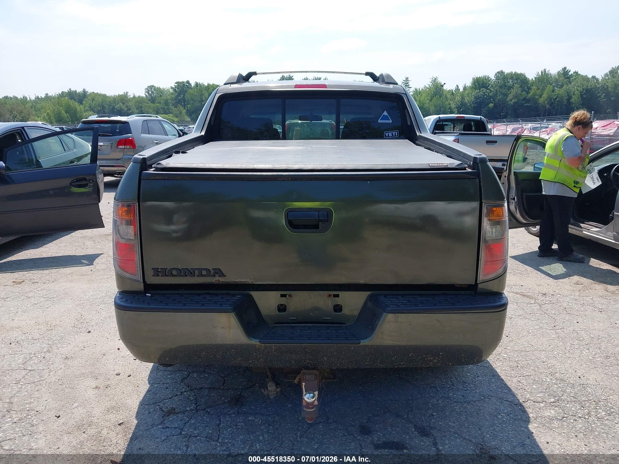 2006 Honda Ridgeline Rts Gray vin: 2HJYK16446H506296