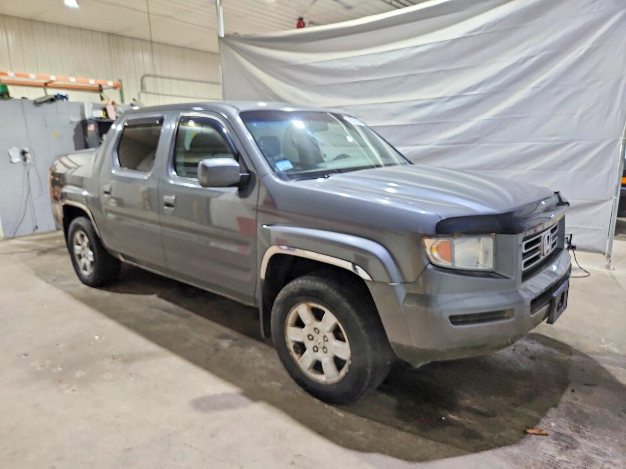2009 Honda Ridgeline Gray vin: 2HJYK16447H507076