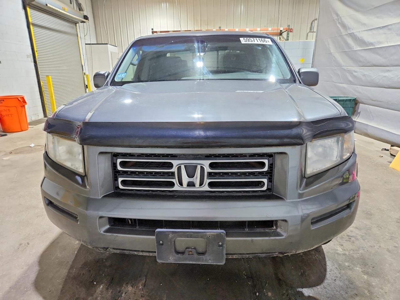 2009 Honda Ridgeline Gray vin: 2HJYK16447H507076