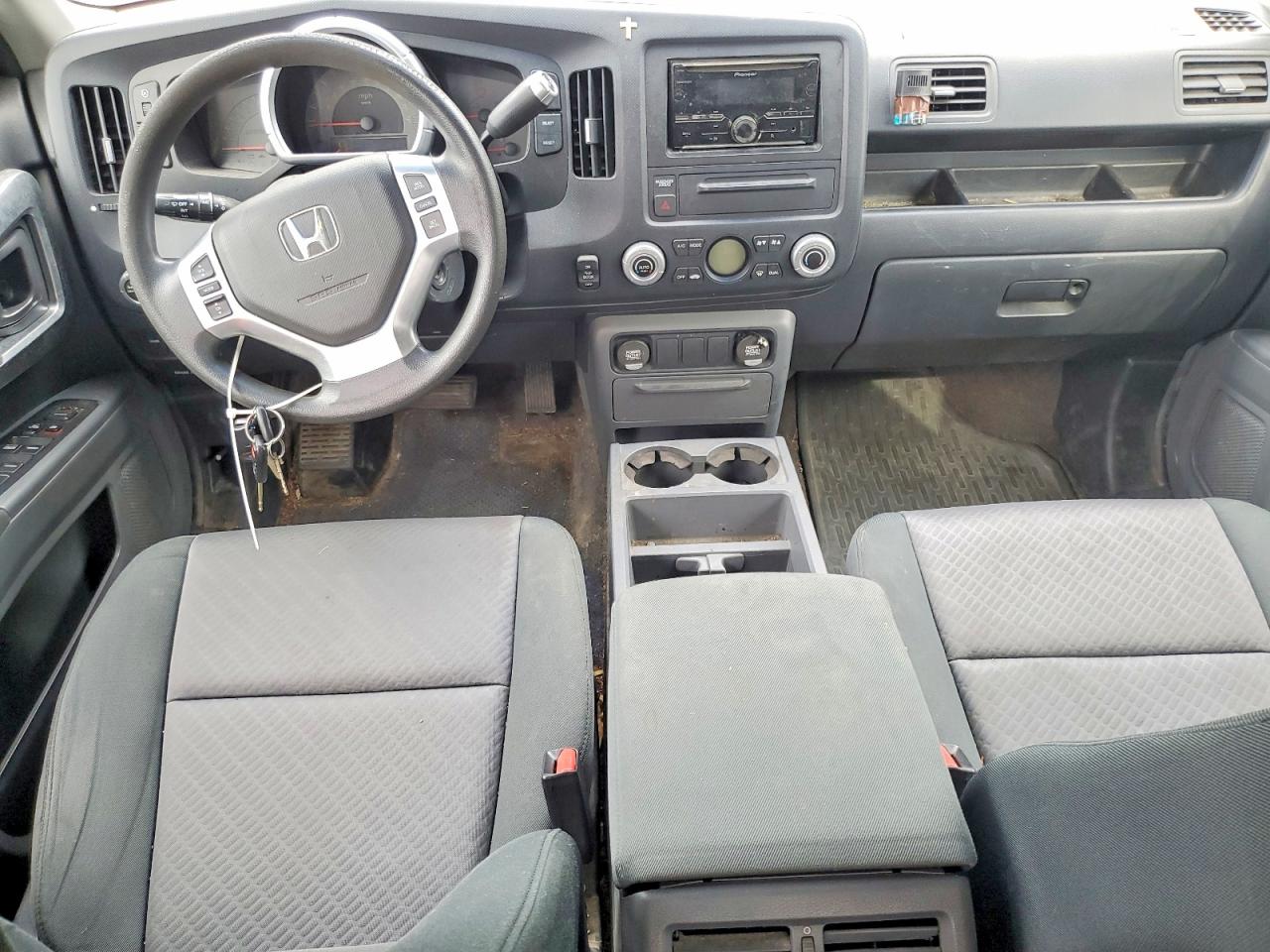 2009 Honda Ridgeline Gray vin: 2HJYK16447H507076