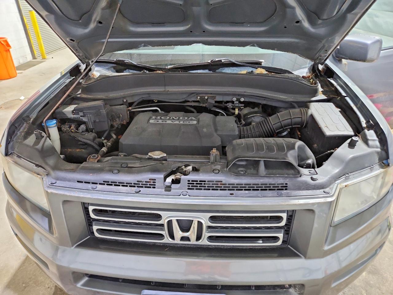 2009 Honda Ridgeline Gray vin: 2HJYK16447H507076