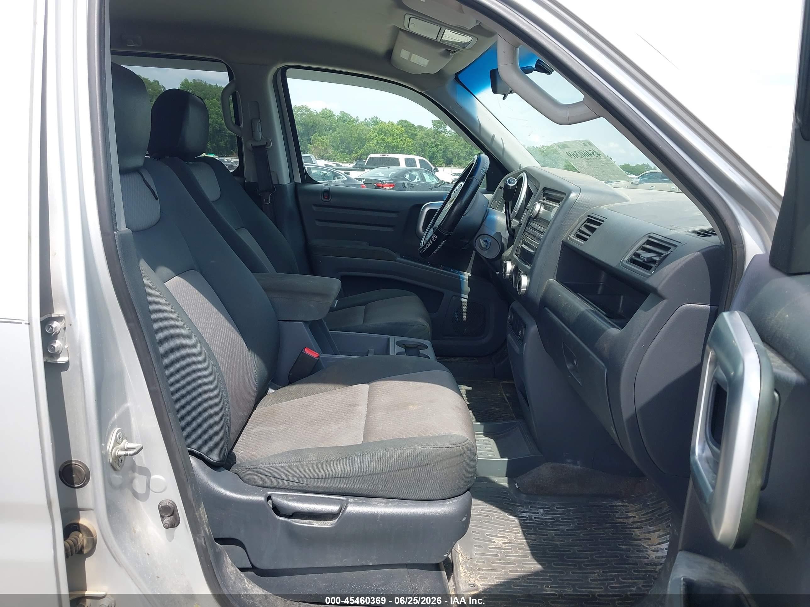 2007 Honda Ridgeline Rts Silver vin: 2HJYK16447H519261