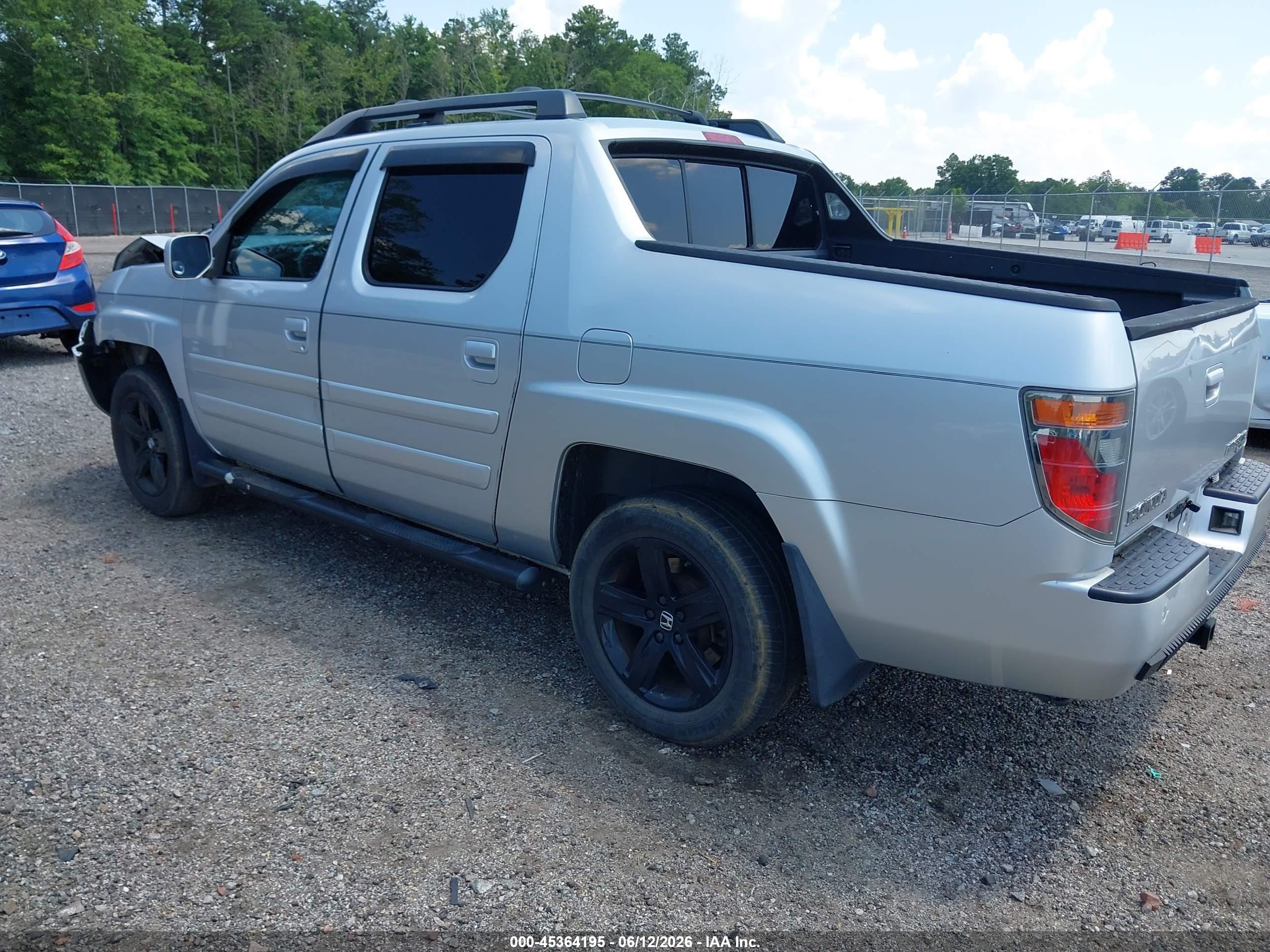 2007 Honda Ridgeline Rts Silver vin: 2HJYK16447H527845