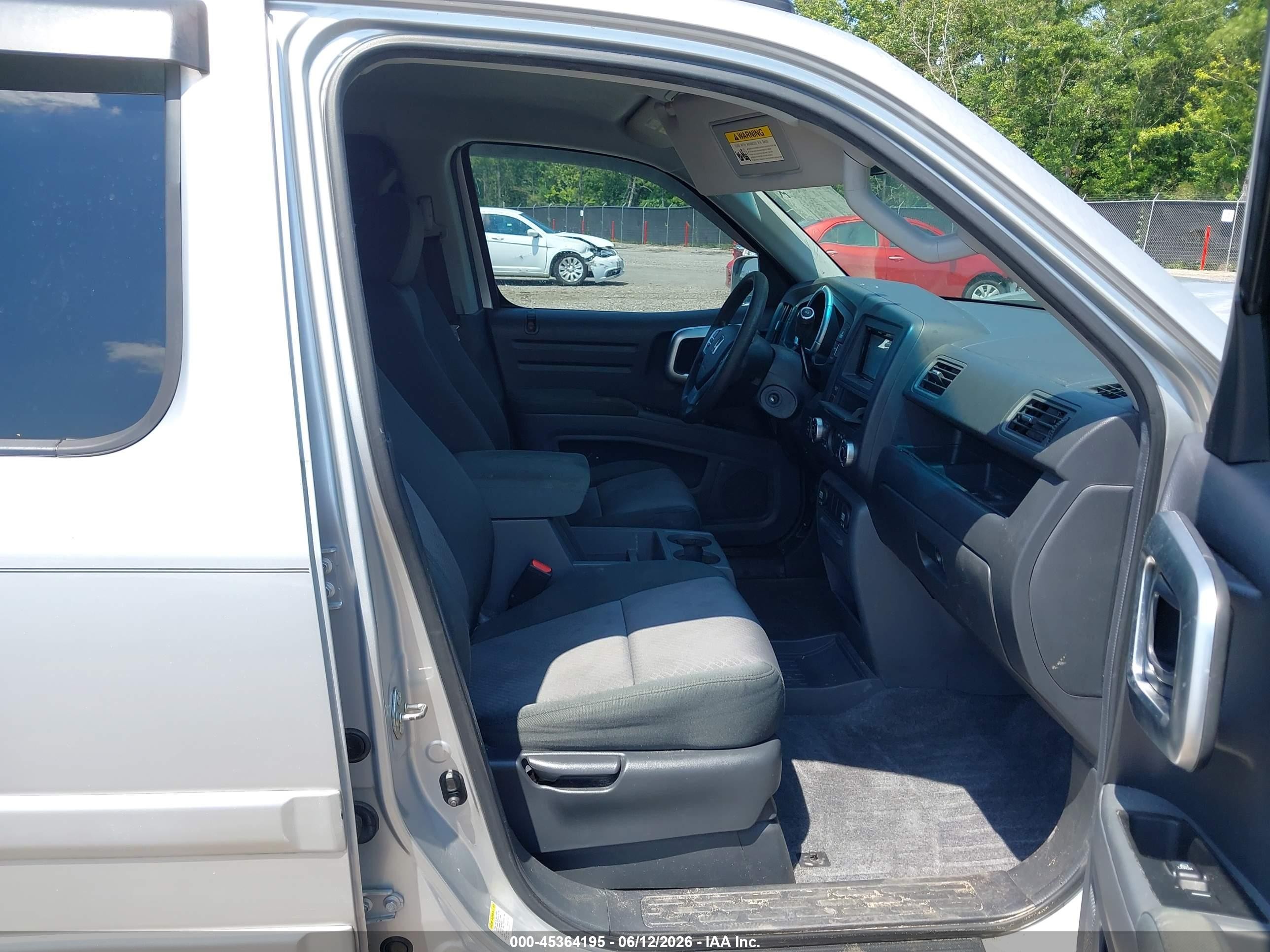 2007 Honda Ridgeline Rts Silver vin: 2HJYK16447H527845