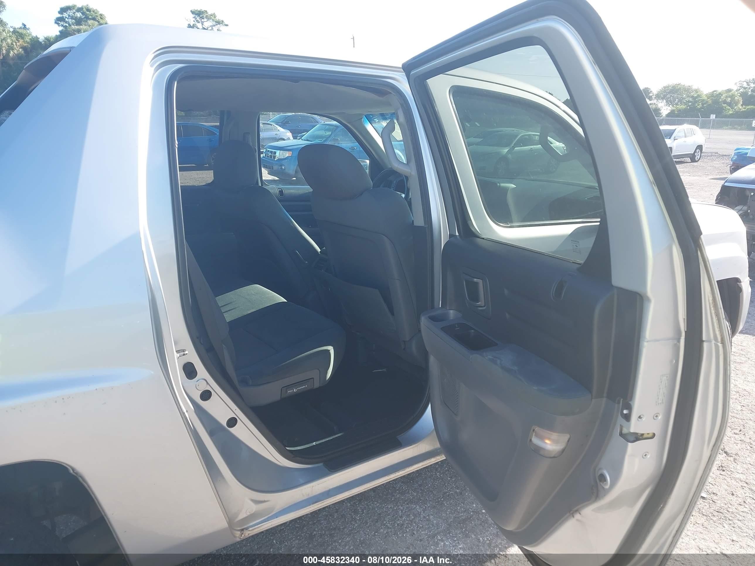 2008 Honda Ridgeline Rts Silver vin: 2HJYK16448H501621