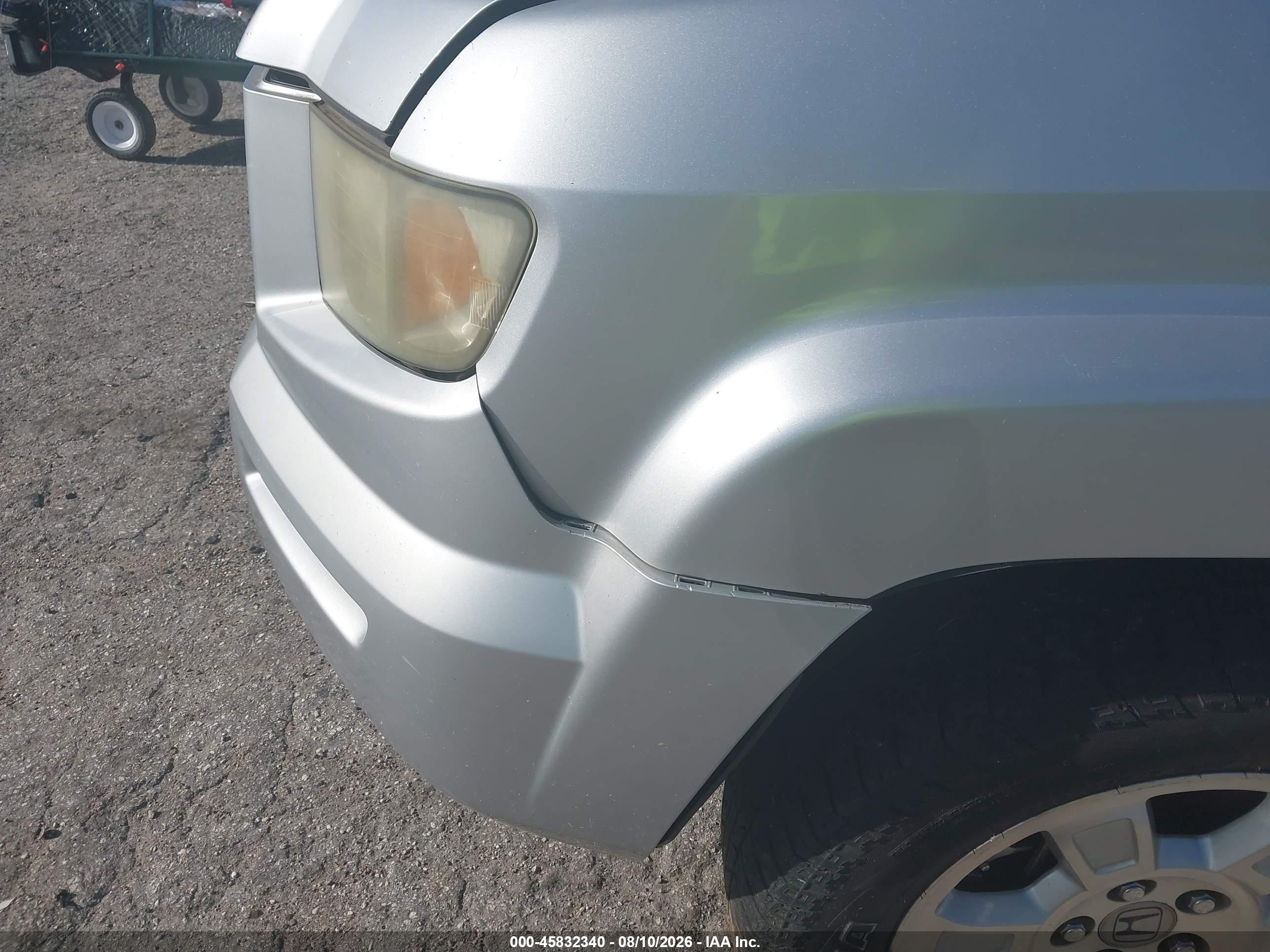 2008 Honda Ridgeline Rts Silver vin: 2HJYK16448H501621
