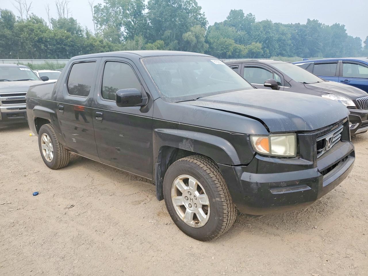 2008 Honda Ridgeline Rts Black vin: 2HJYK16448H505099