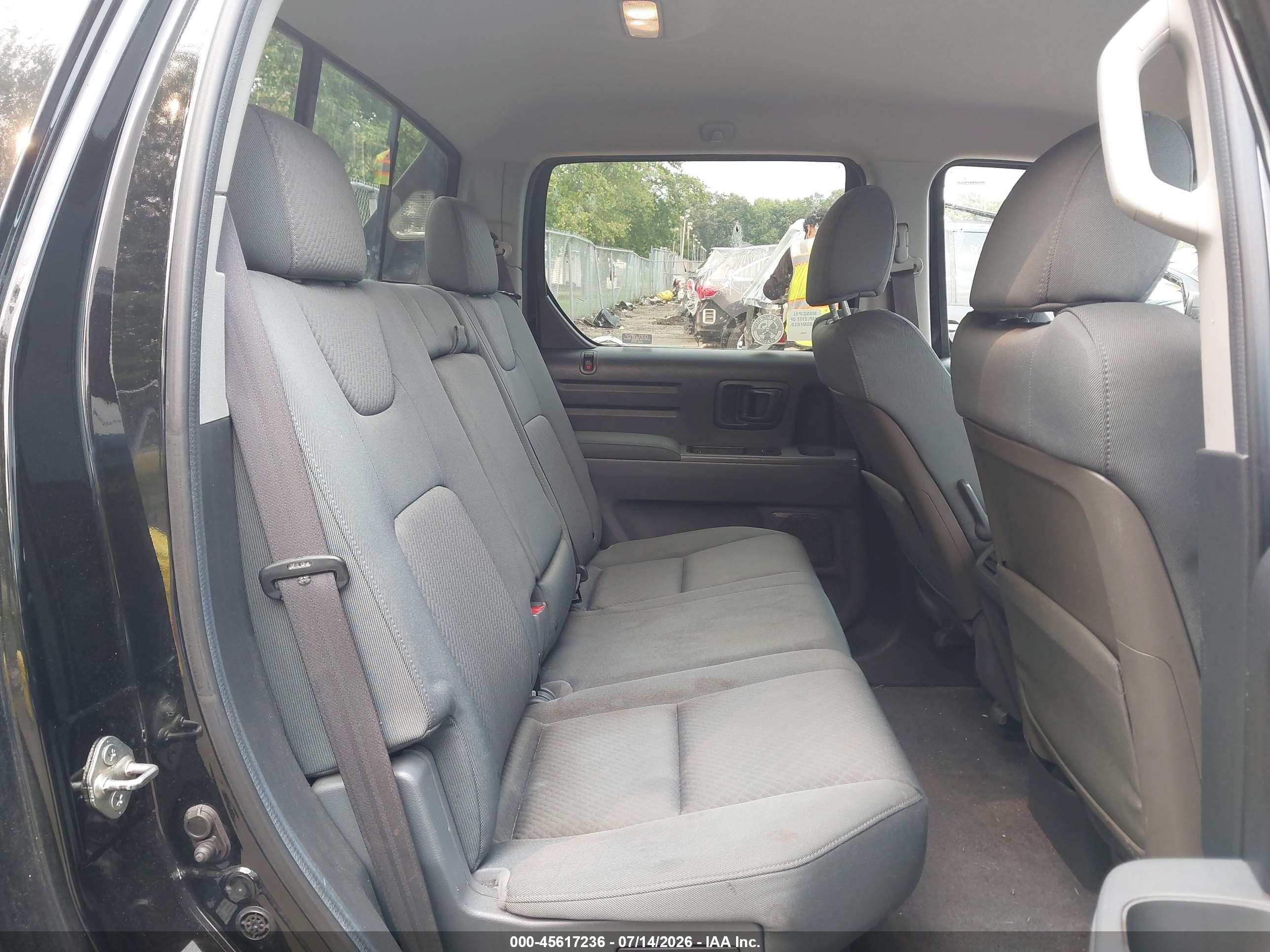 2008 Honda Ridgeline Rts Black vin: 2HJYK16448H508391