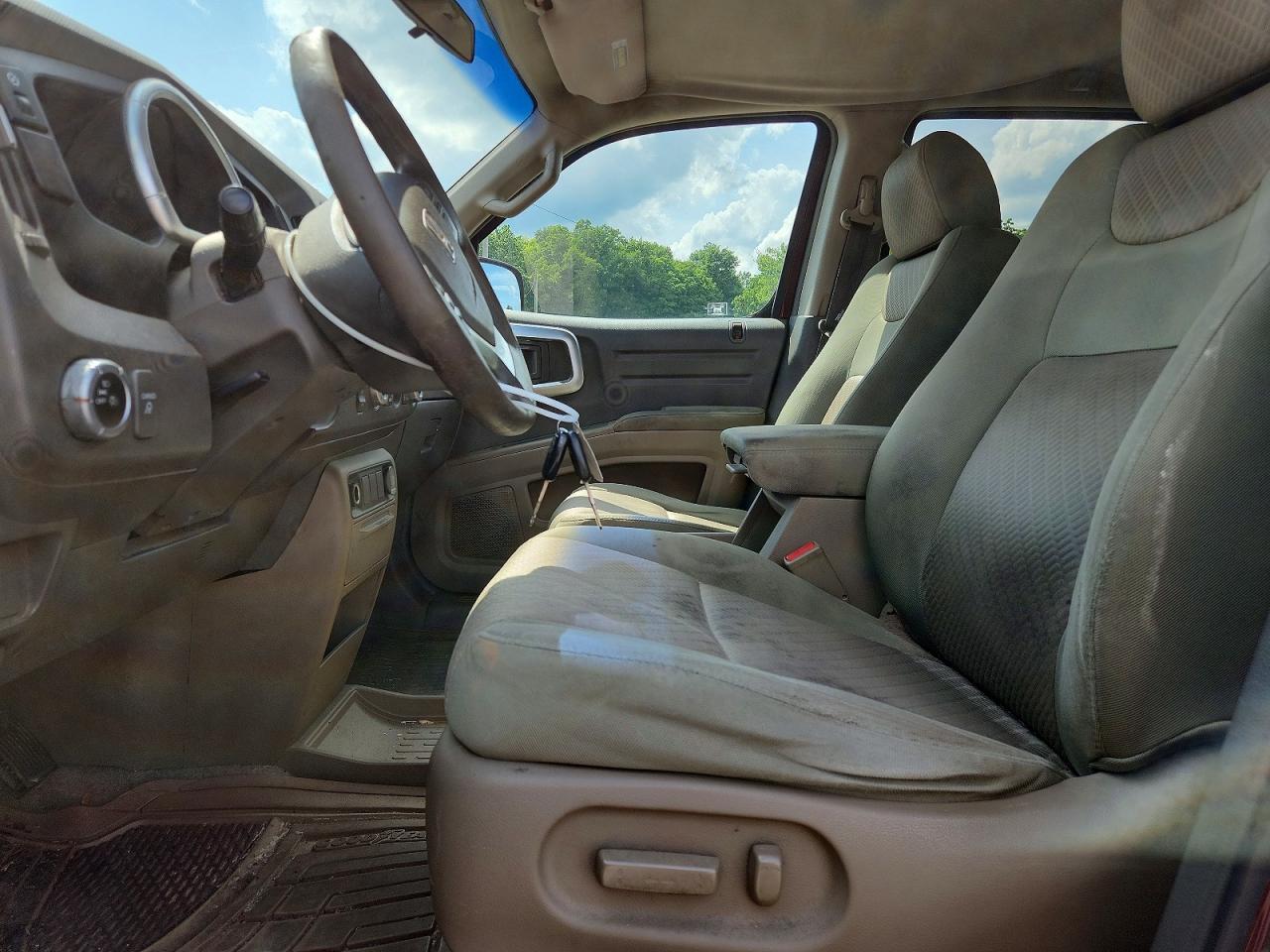 2008 Honda Ridgeline Rts Burgundy vin: 2HJYK16448H508701