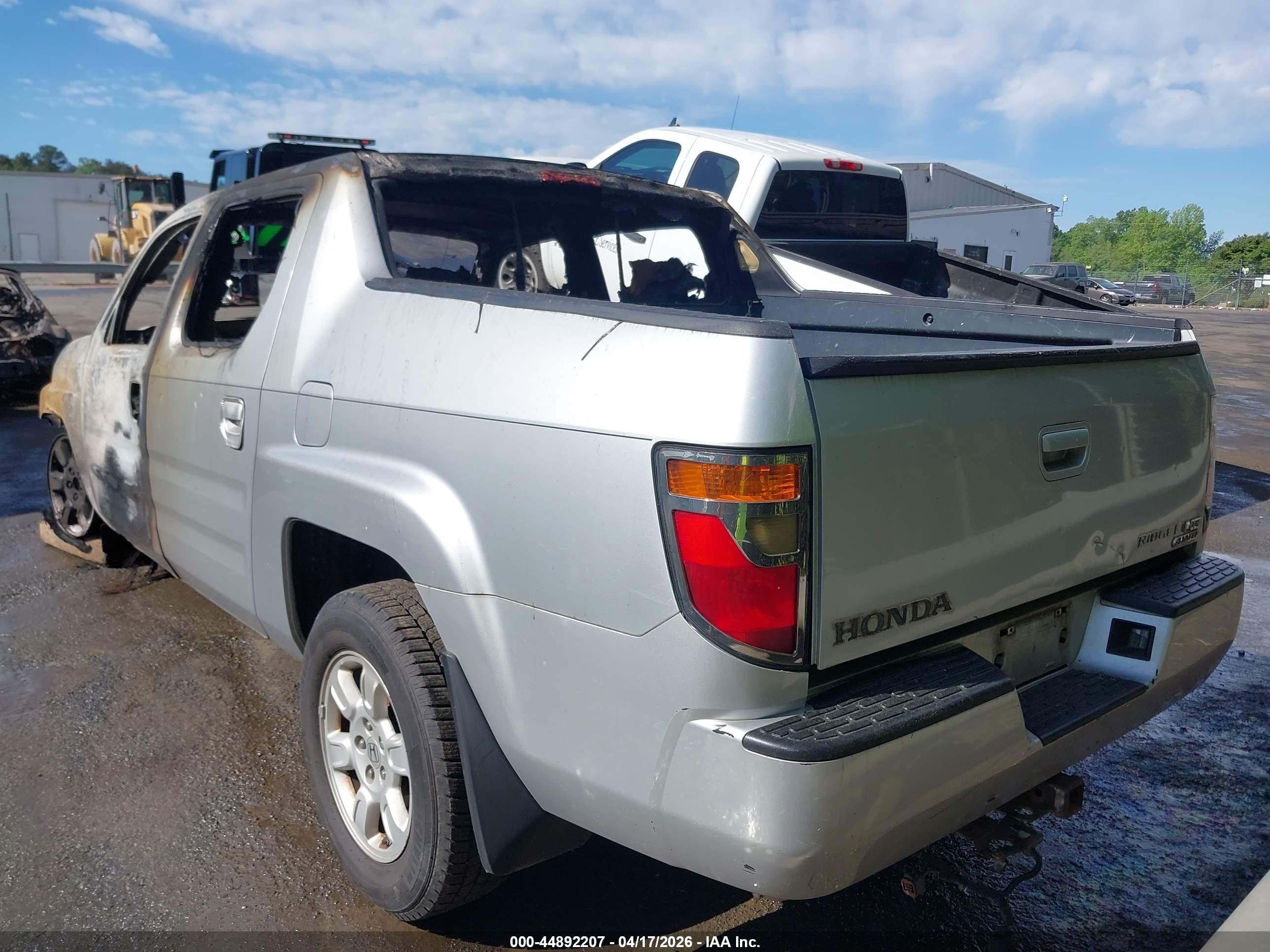 2006 Honda Ridgeline Rts Silver vin: 2HJYK16456H523544