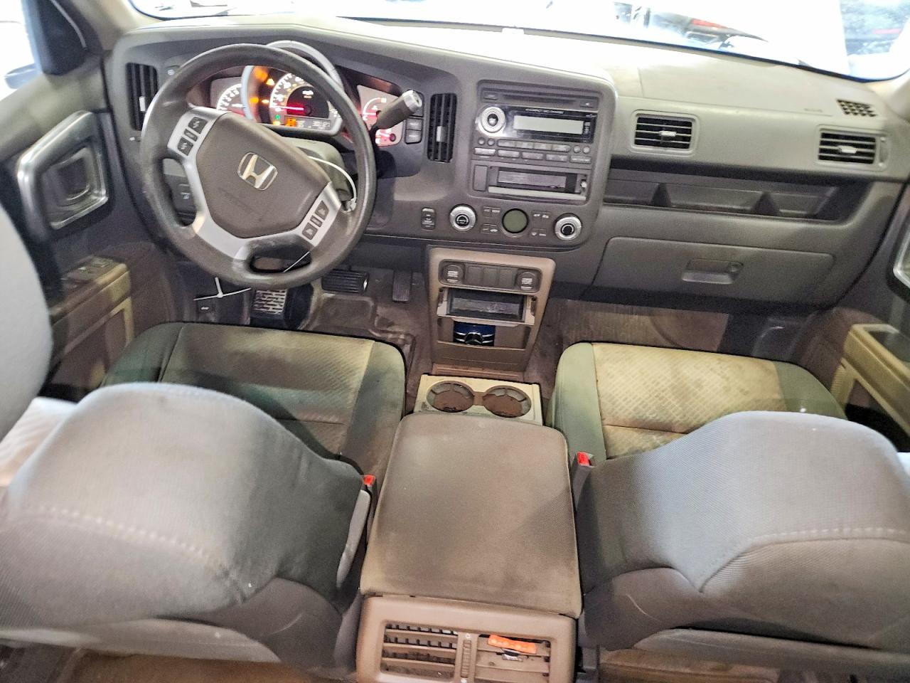 2006 Honda Ridgeline Rts White vin: 2HJYK16456H523592