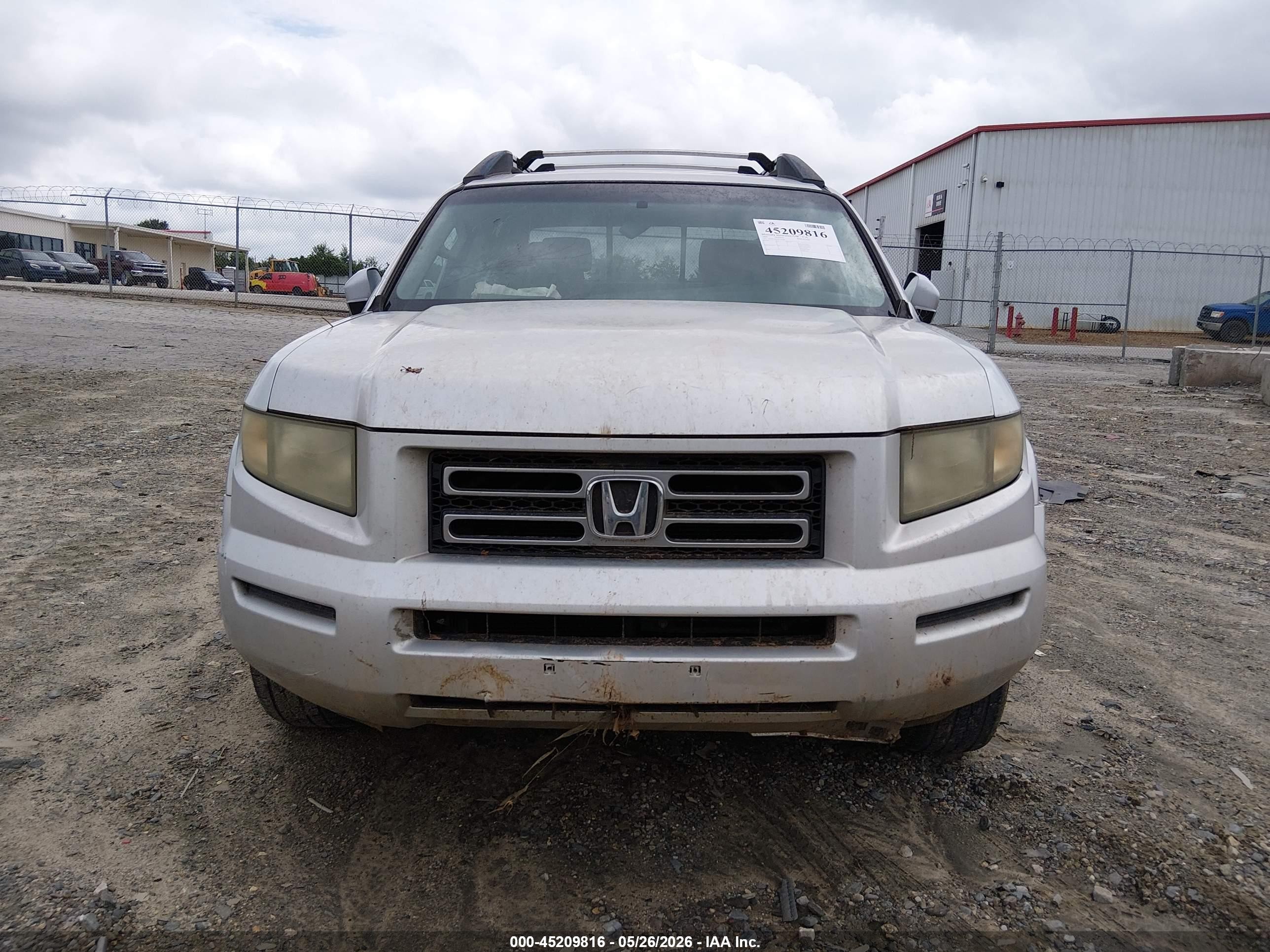 2006 Honda Ridgeline Rts Silver vin: 2HJYK16456H536908